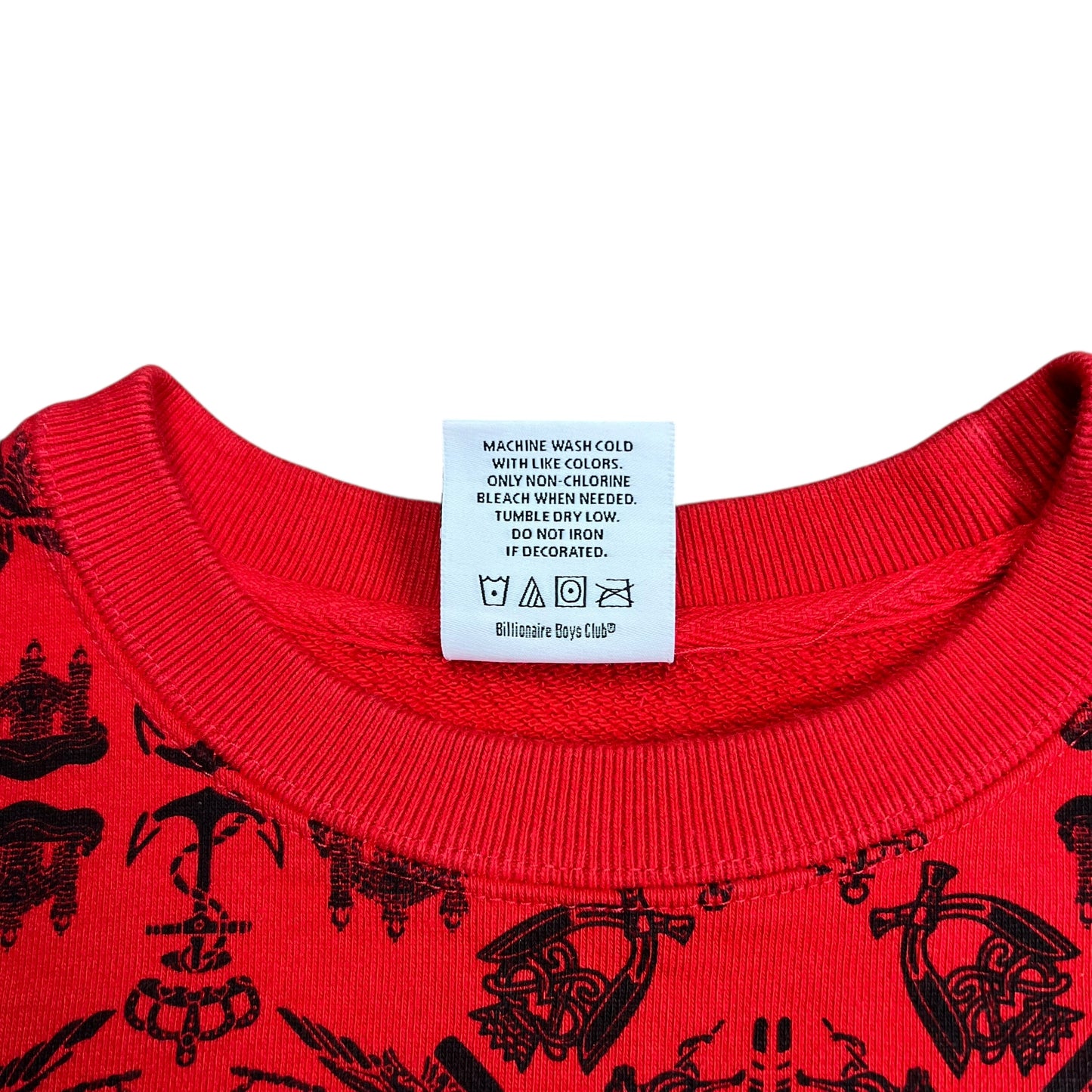 Billionaire Boys Club Red Crewneck - S