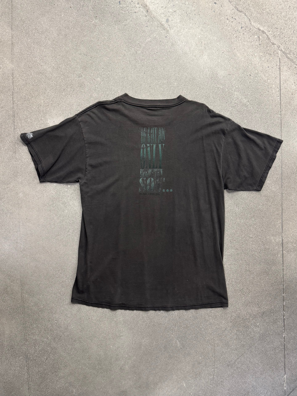 Faded 1993 What Has God Ever Done For You T-Shirt - XL