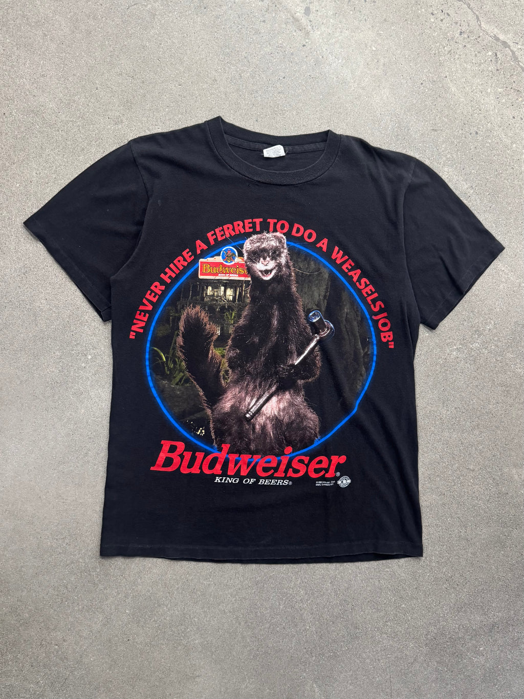 1998 Budweiser Ferret T-Shirt - L