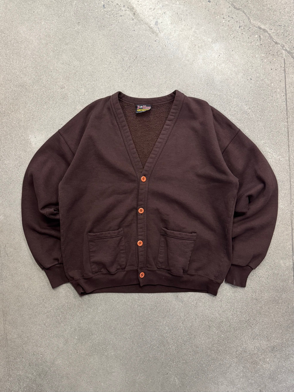 B-Wear Button-Up Cardigan Sweater - L