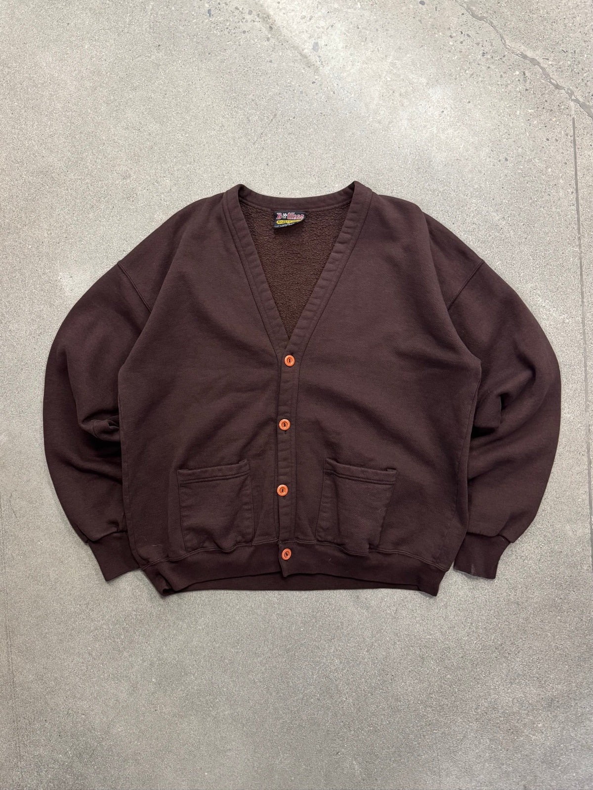 B-Wear Button-Up Cardigan Sweater - L
