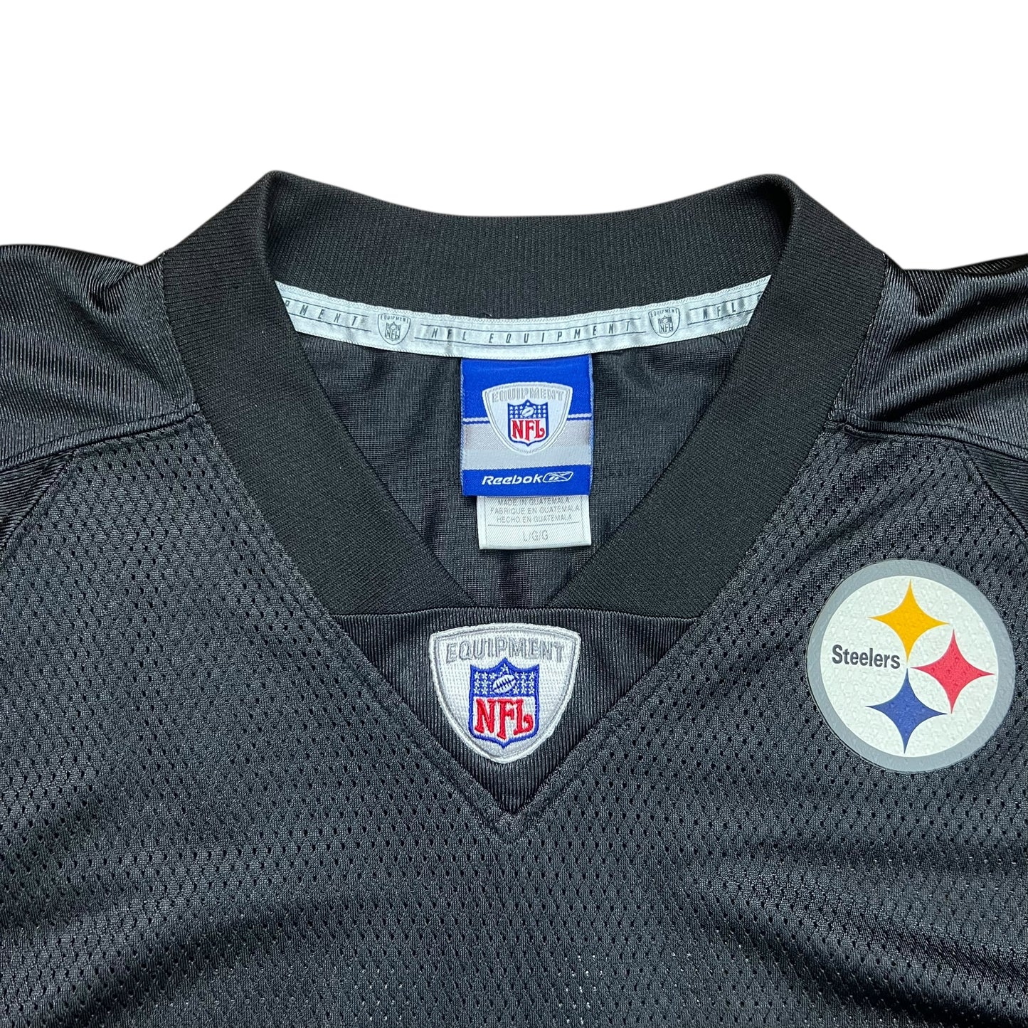 Reebok Pittsburgh Steelers Cropped NFL Jersey - L