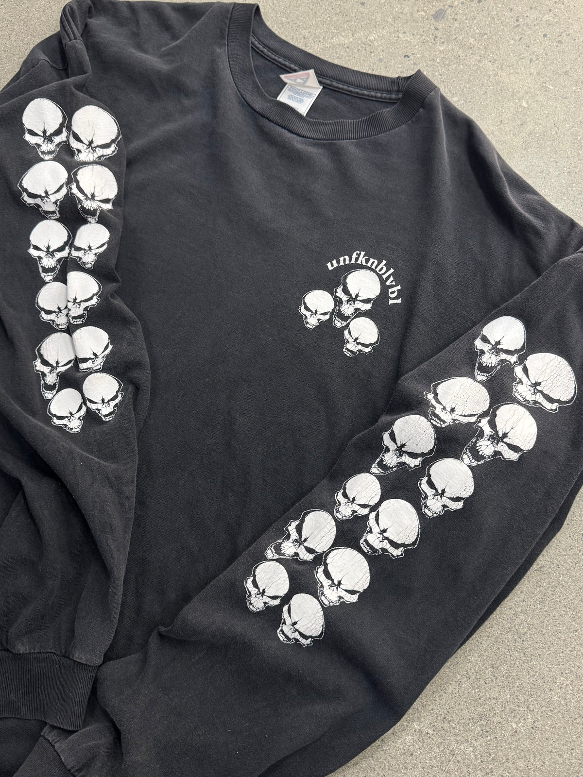 Unfknblvbl Motorcycle Skull Long Sleeve Shirt - XXXL