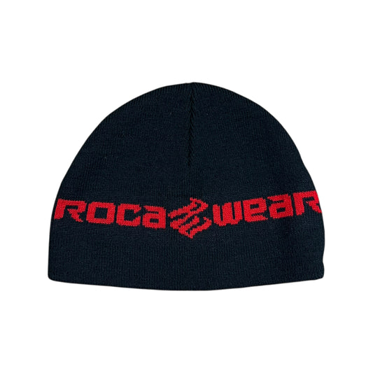 Rocawear Black & Red Logo Beanie