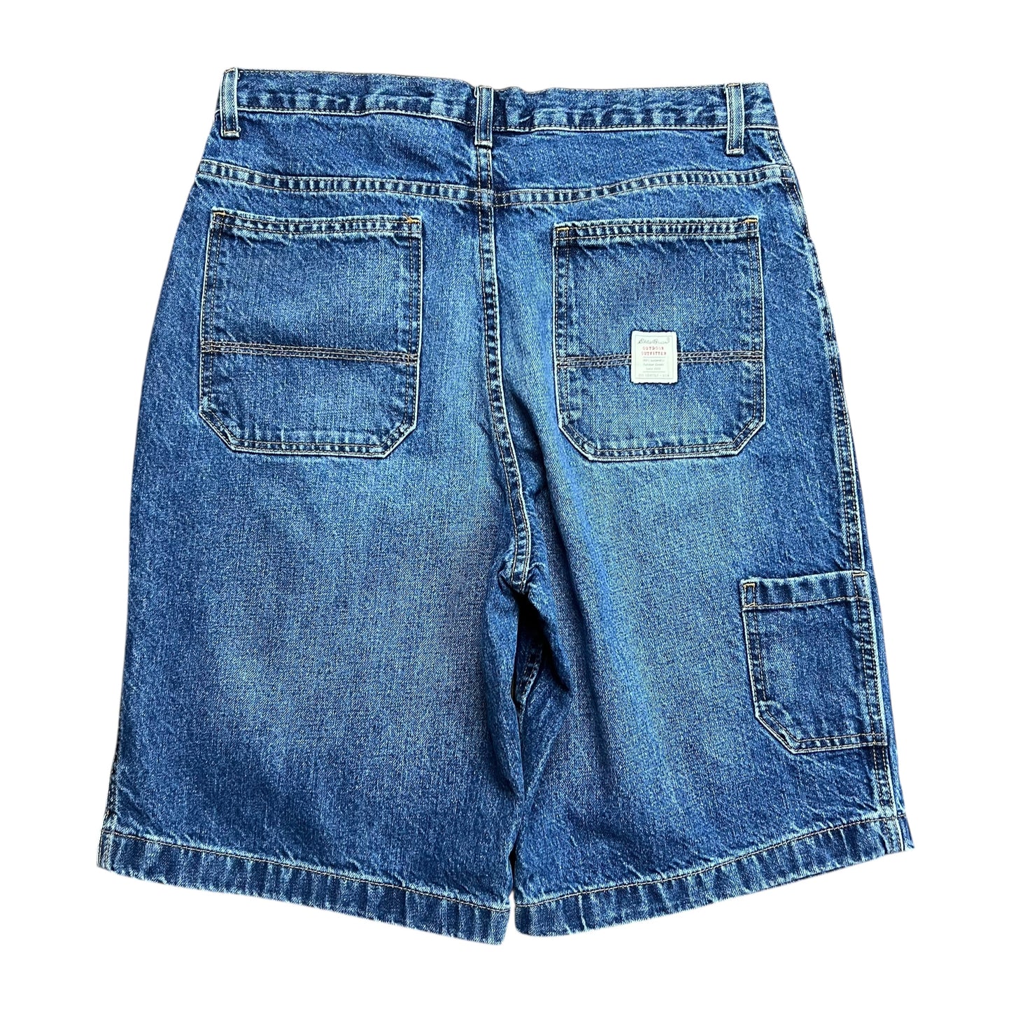 Eddie Bauer Faded Blue Jean Shorts - 32"