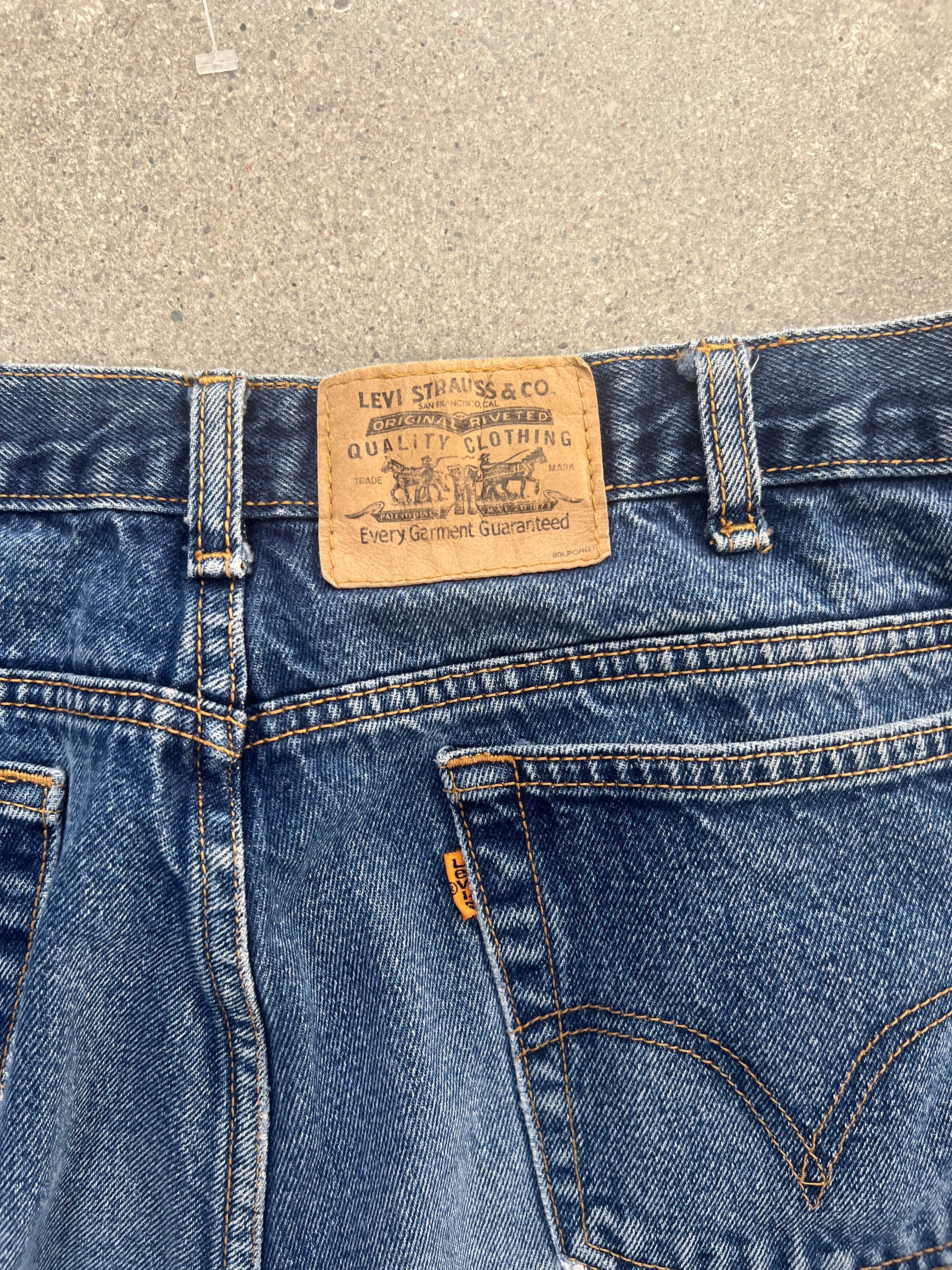 Faded Levi’s Orange Tab Jeans - 35”