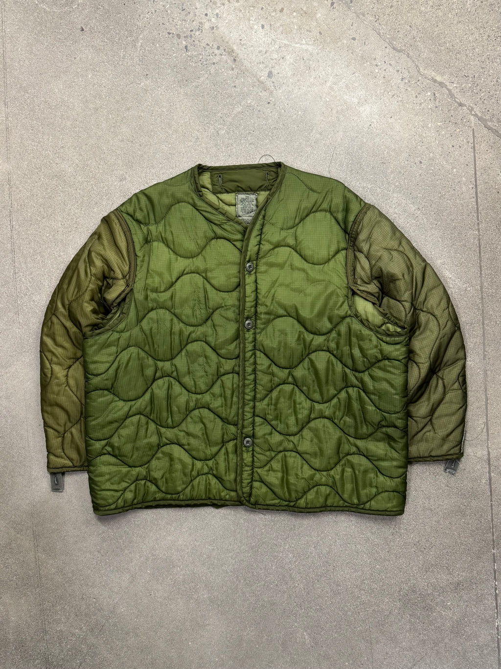 1990 U.S. ARMY M-65 Quilted Field Jacket Liner - XL