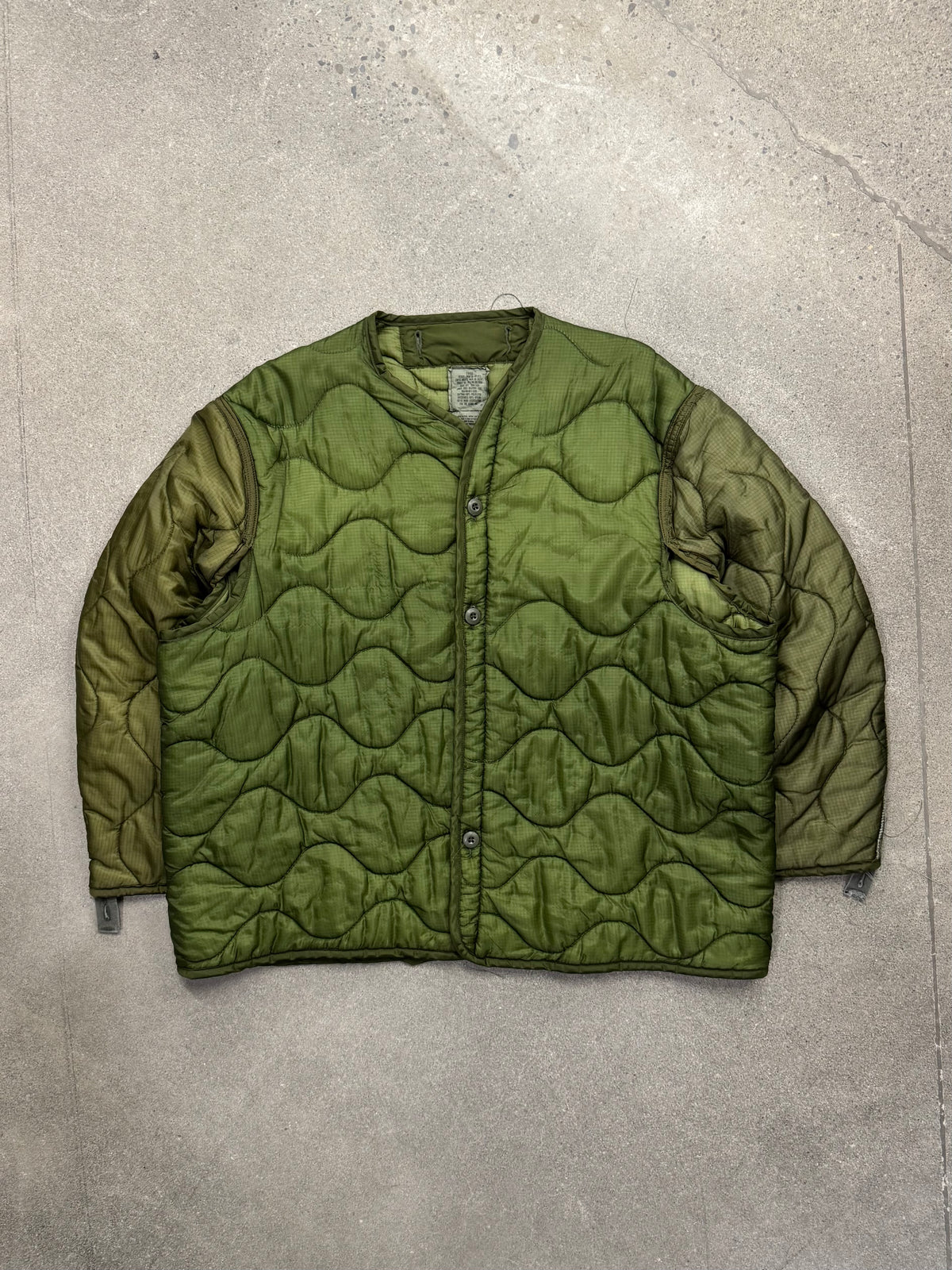1990 U.S. ARMY M-65 Quilted Field Jacket Liner - XL