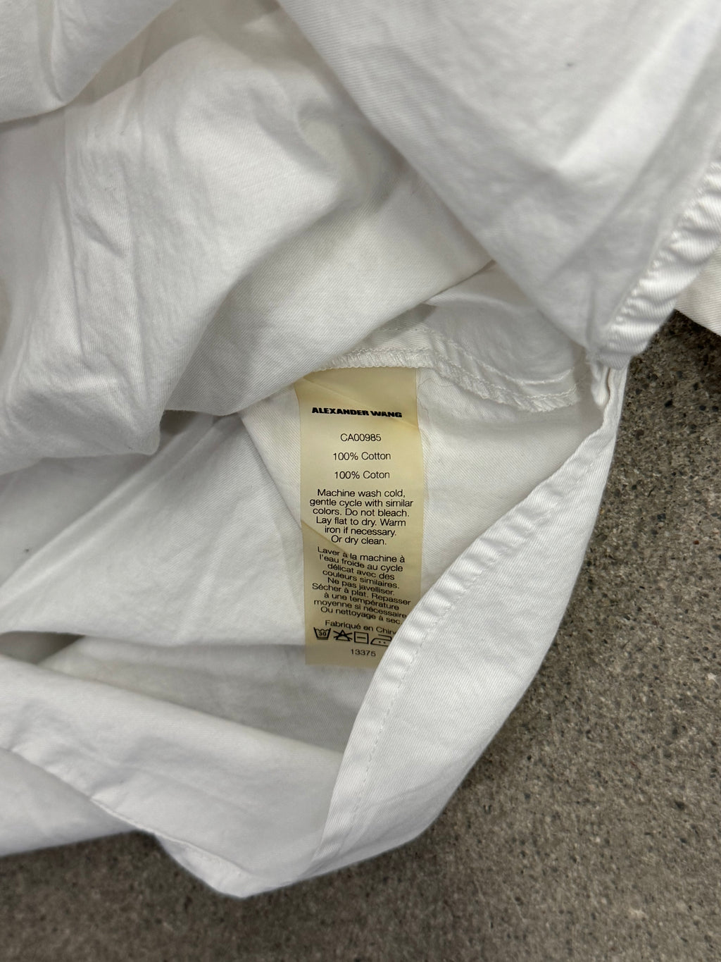 T by Alexander Wang Dress Shirt Skirt - S
