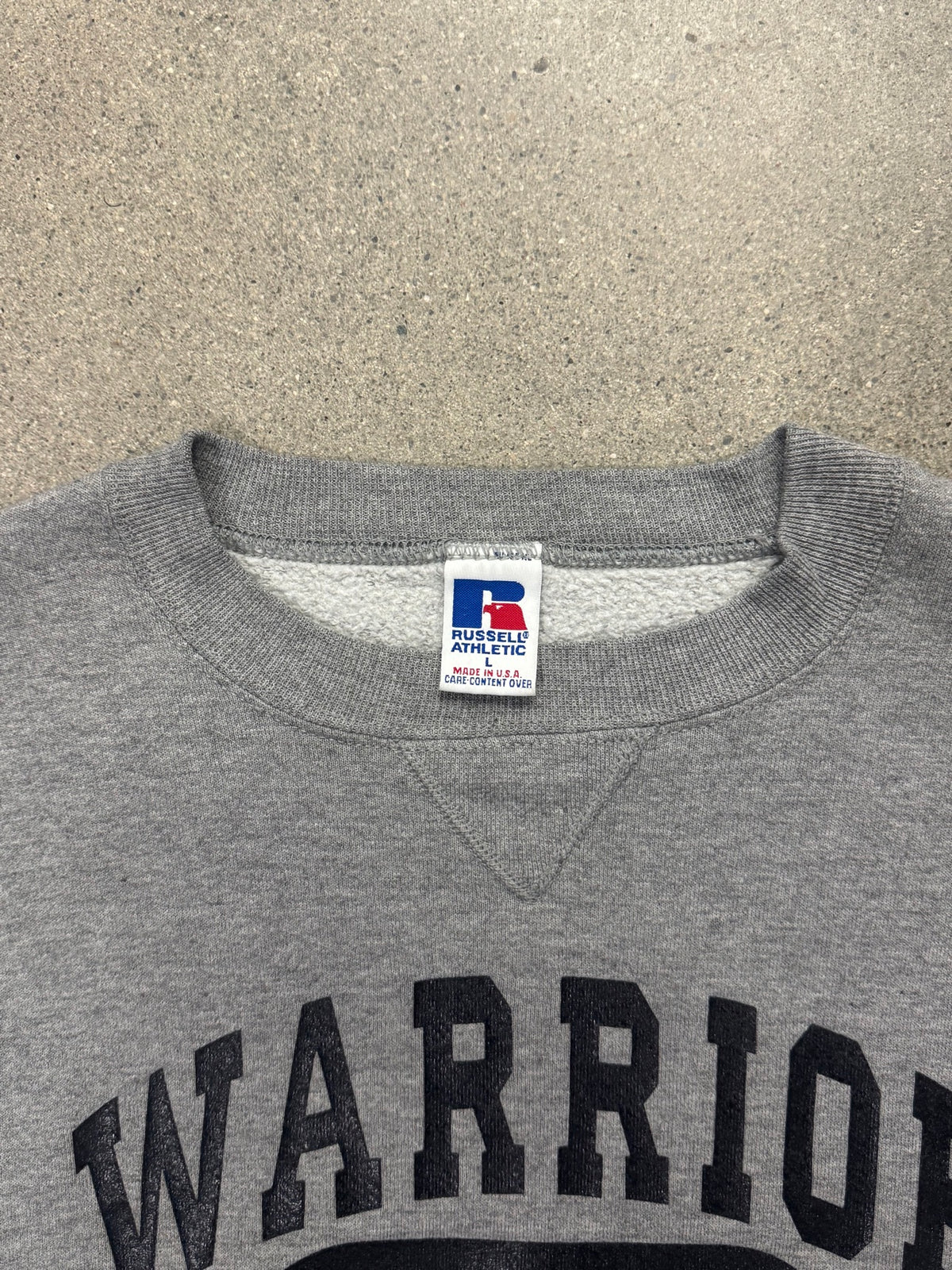 Russell Athletic Warrior Basketball Crewneck Sweatshirt - L