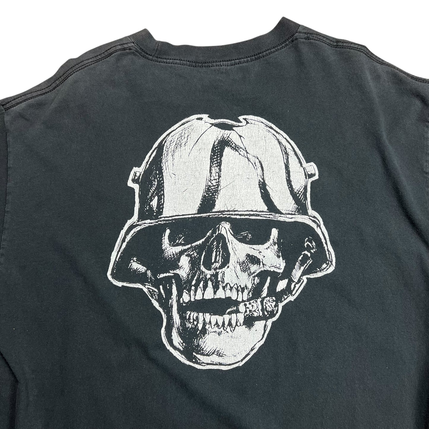 Soho Faded Tattoo Skull Long-sleeve Shirt - XL