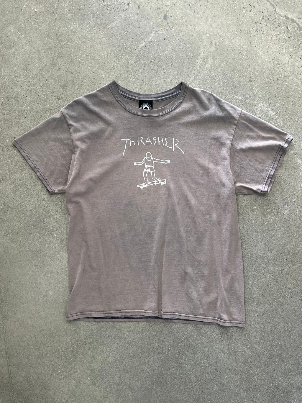 Faded Thrasher Gonz Skate T-Shirt - L