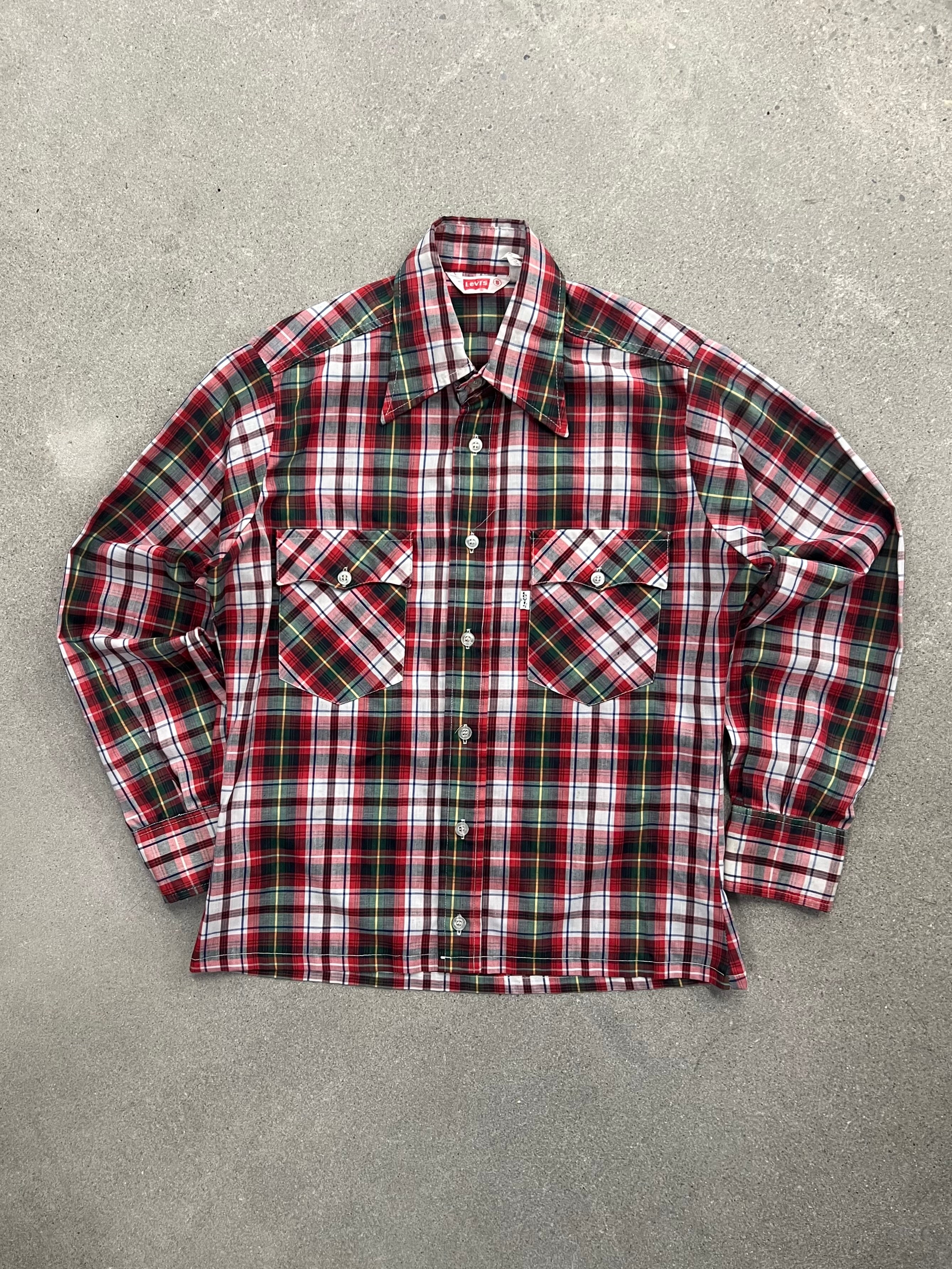 Levi’s Western Plaid Button-Up Shirt - S