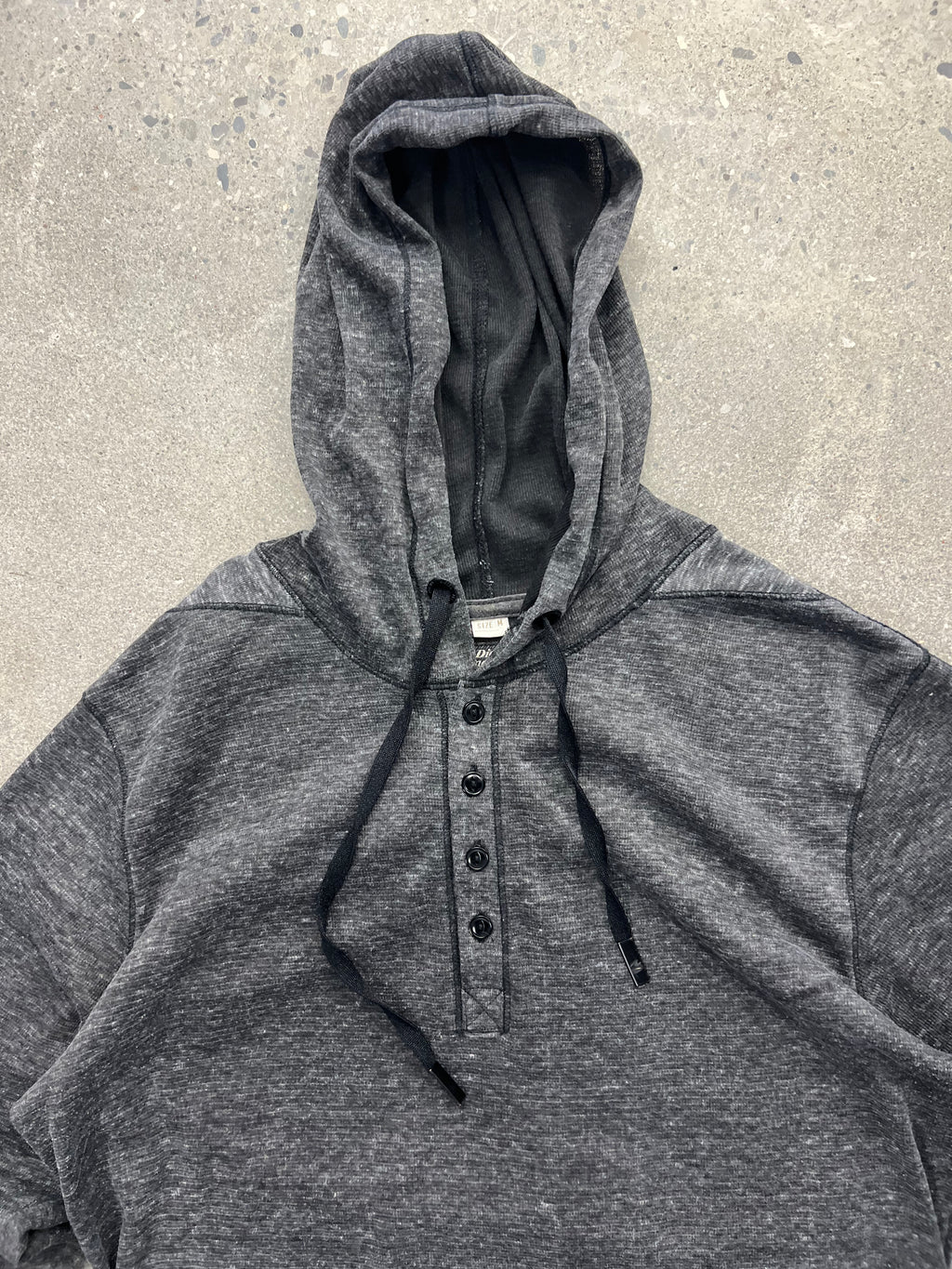 Diesel Henley Hoodie Shirt - M