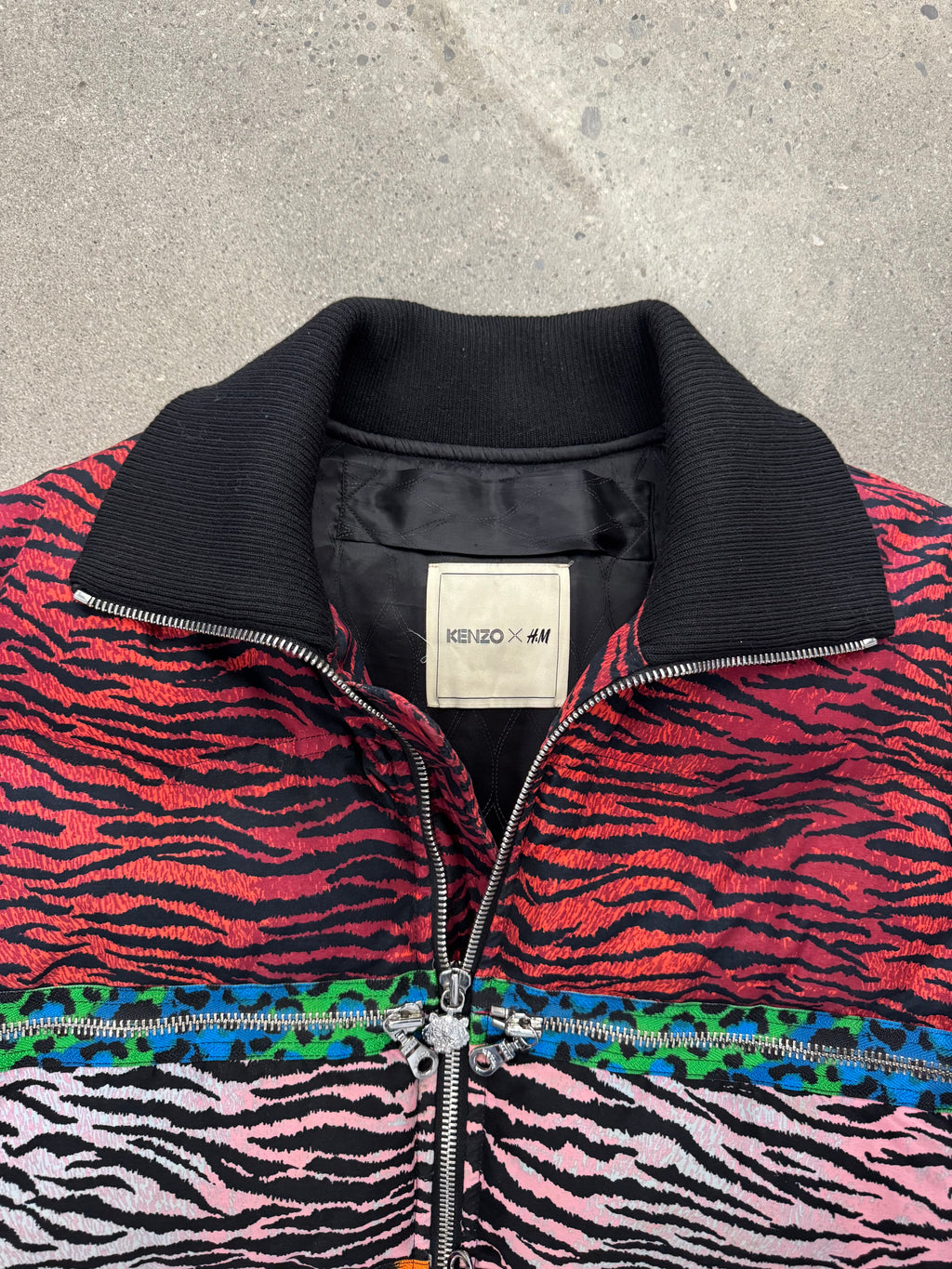 Kenzo x H&M Zebra Print Down Jacket - L