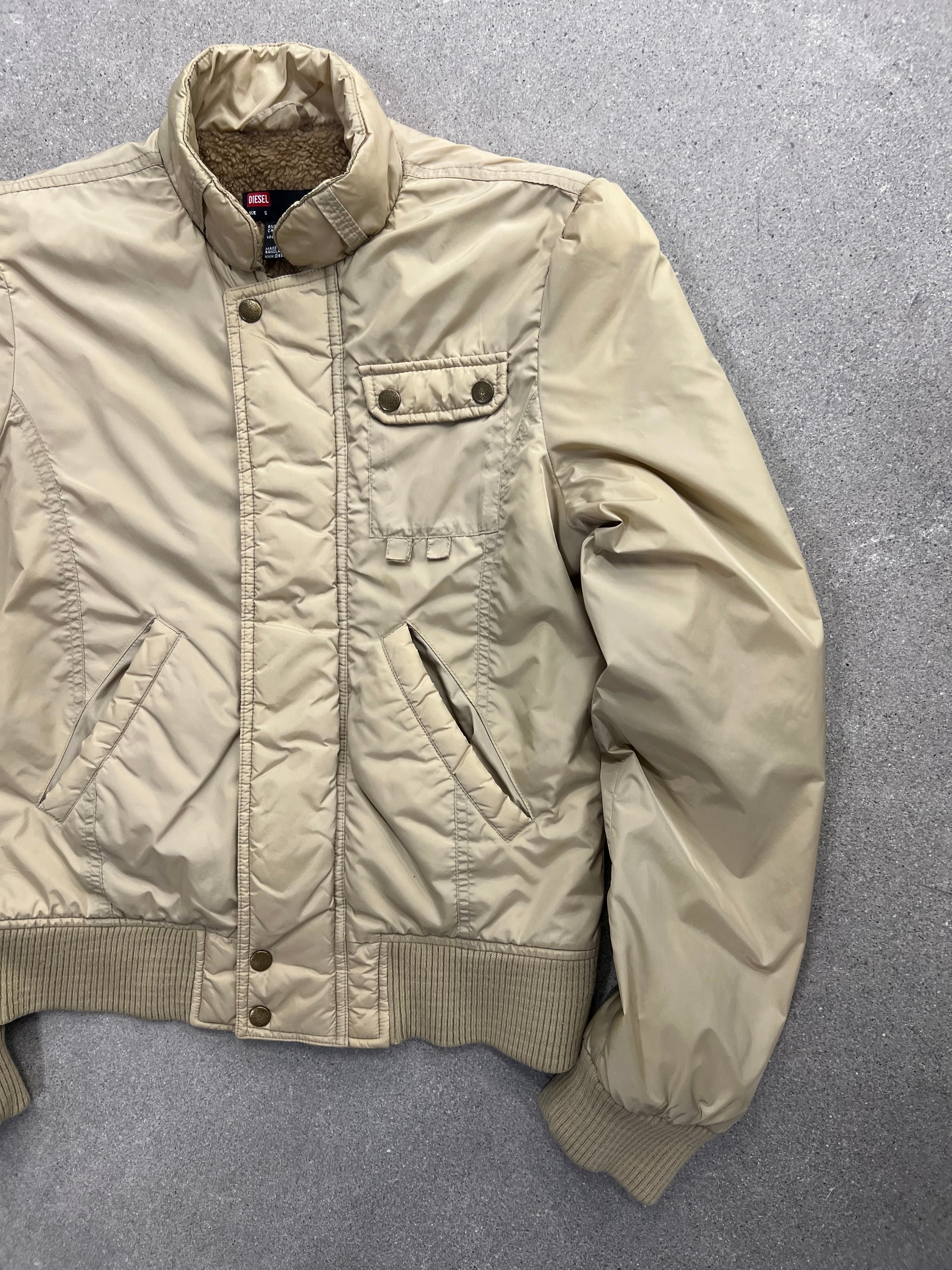 Diesel Sherpa-Lined Bomber Jacket - S
