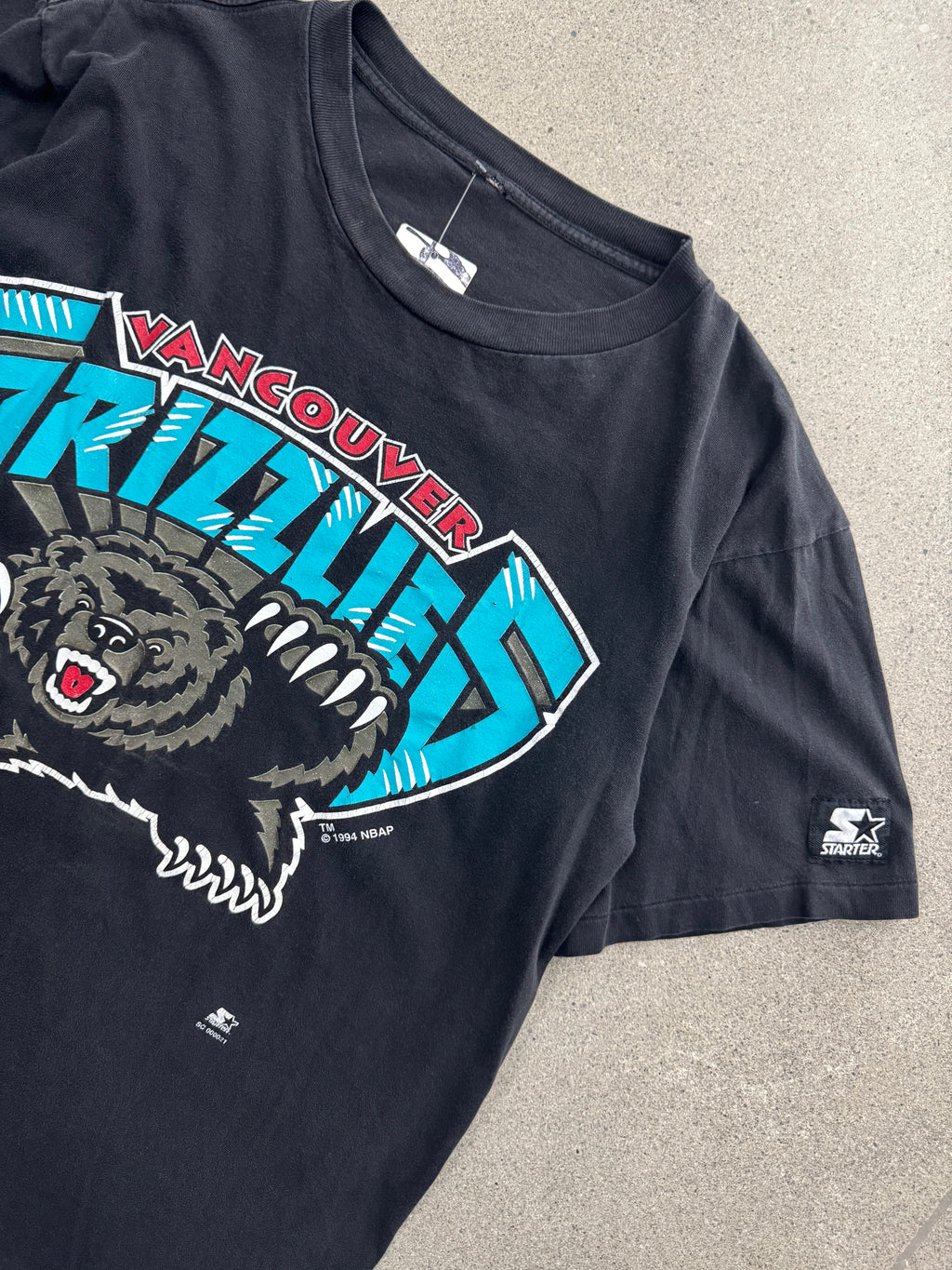 1994 Starter Vancouver Grizzlies NBA T-Shirt - L