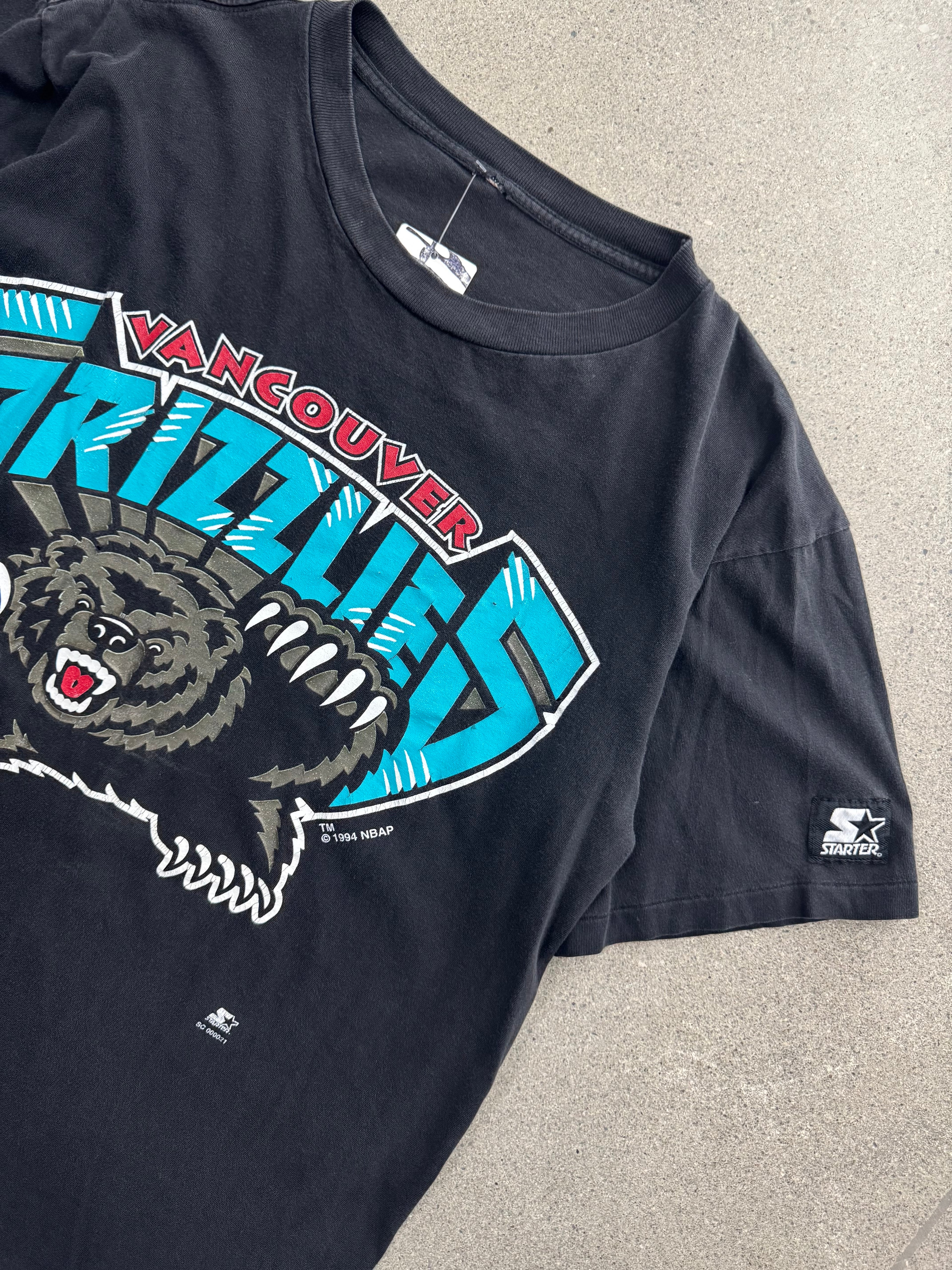1994 Starter Vancouver Grizzlies NBA T-Shirt - L