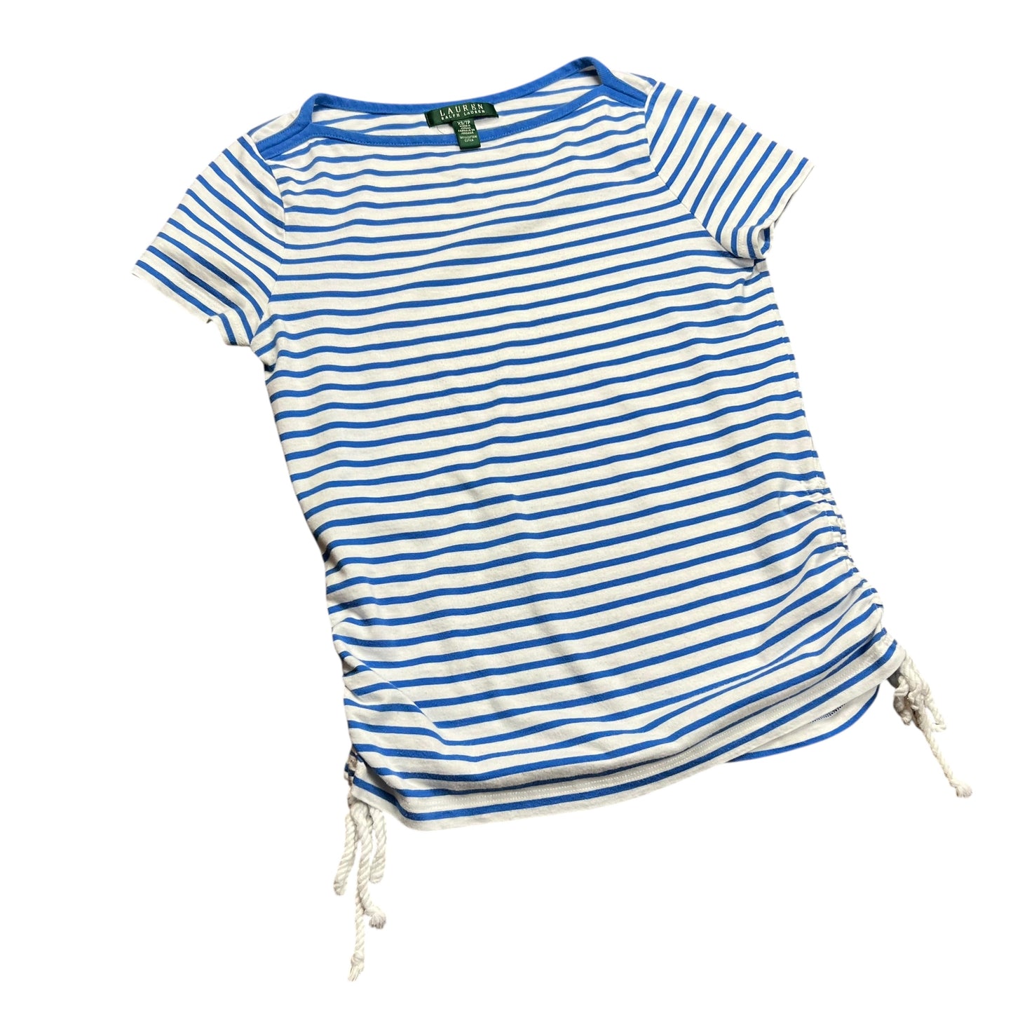 Lauren Ralph Lauren Blue & White Striped Shirt - S