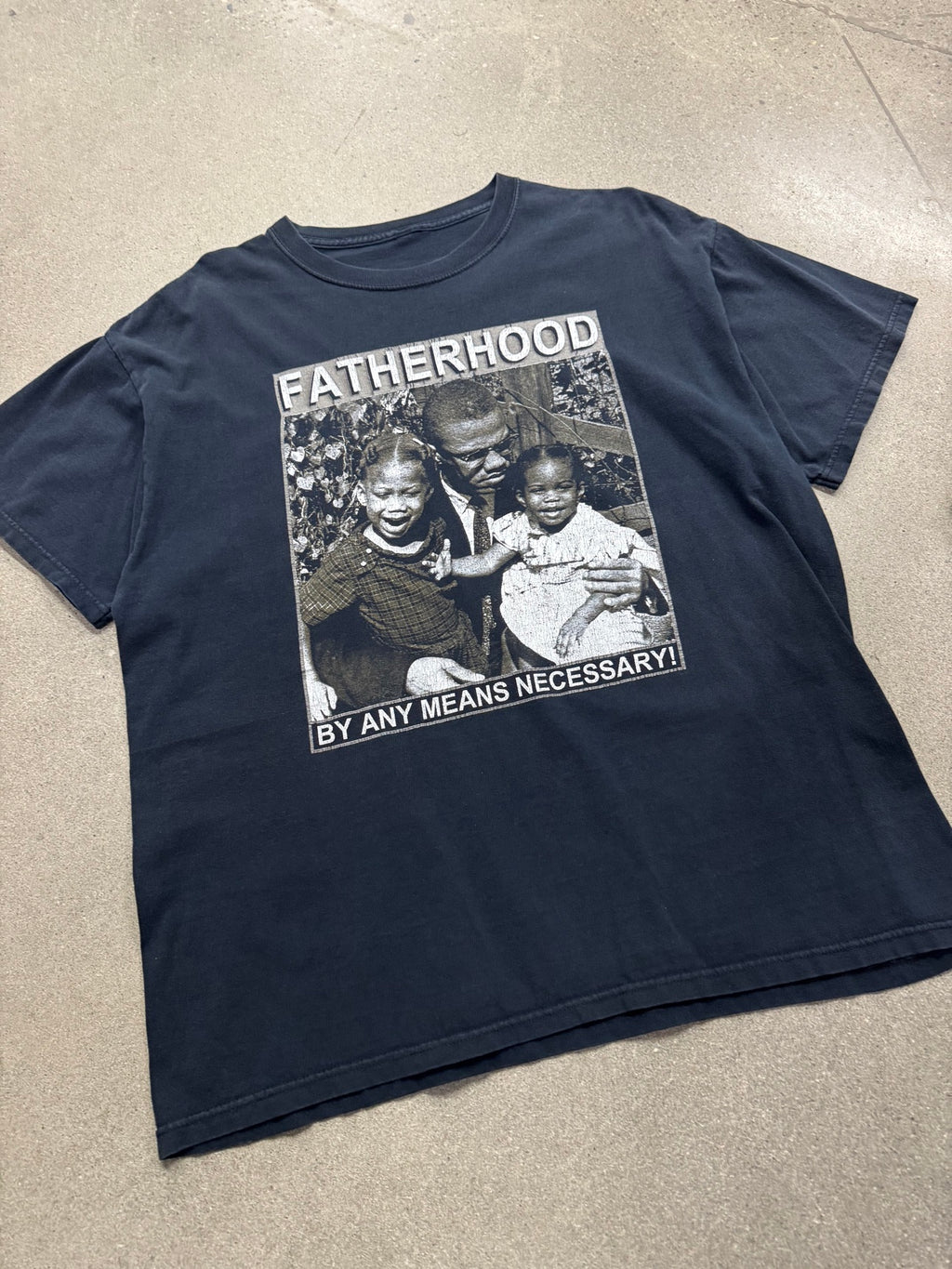 Malcolm X Fatherhood T-Shirt - XL