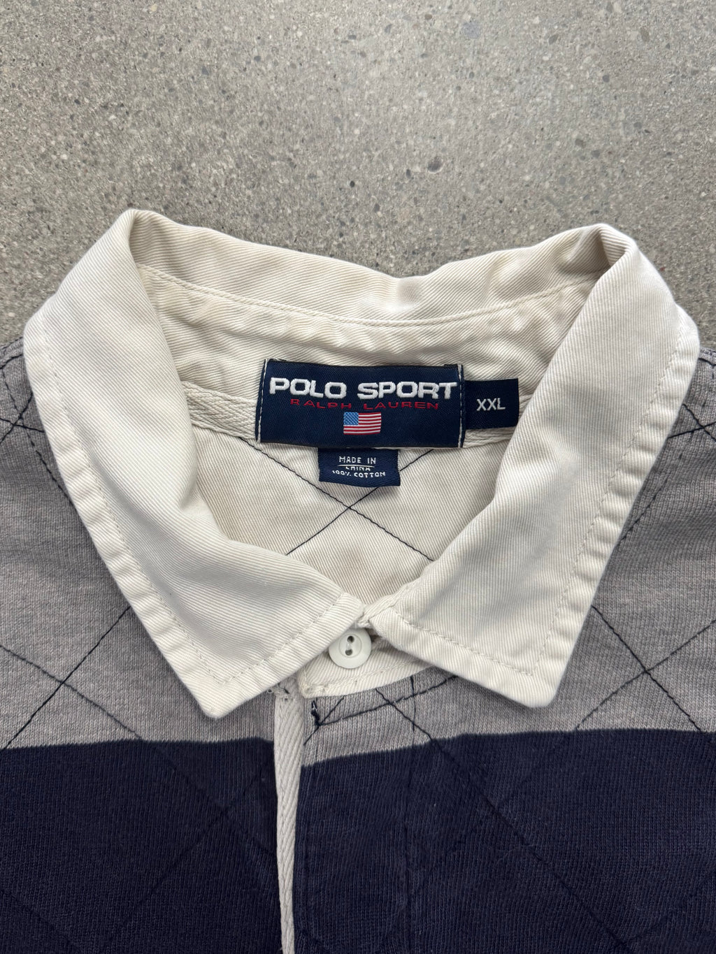 Polo Sport Collegiate Crest Rugby Shirt - XXL
