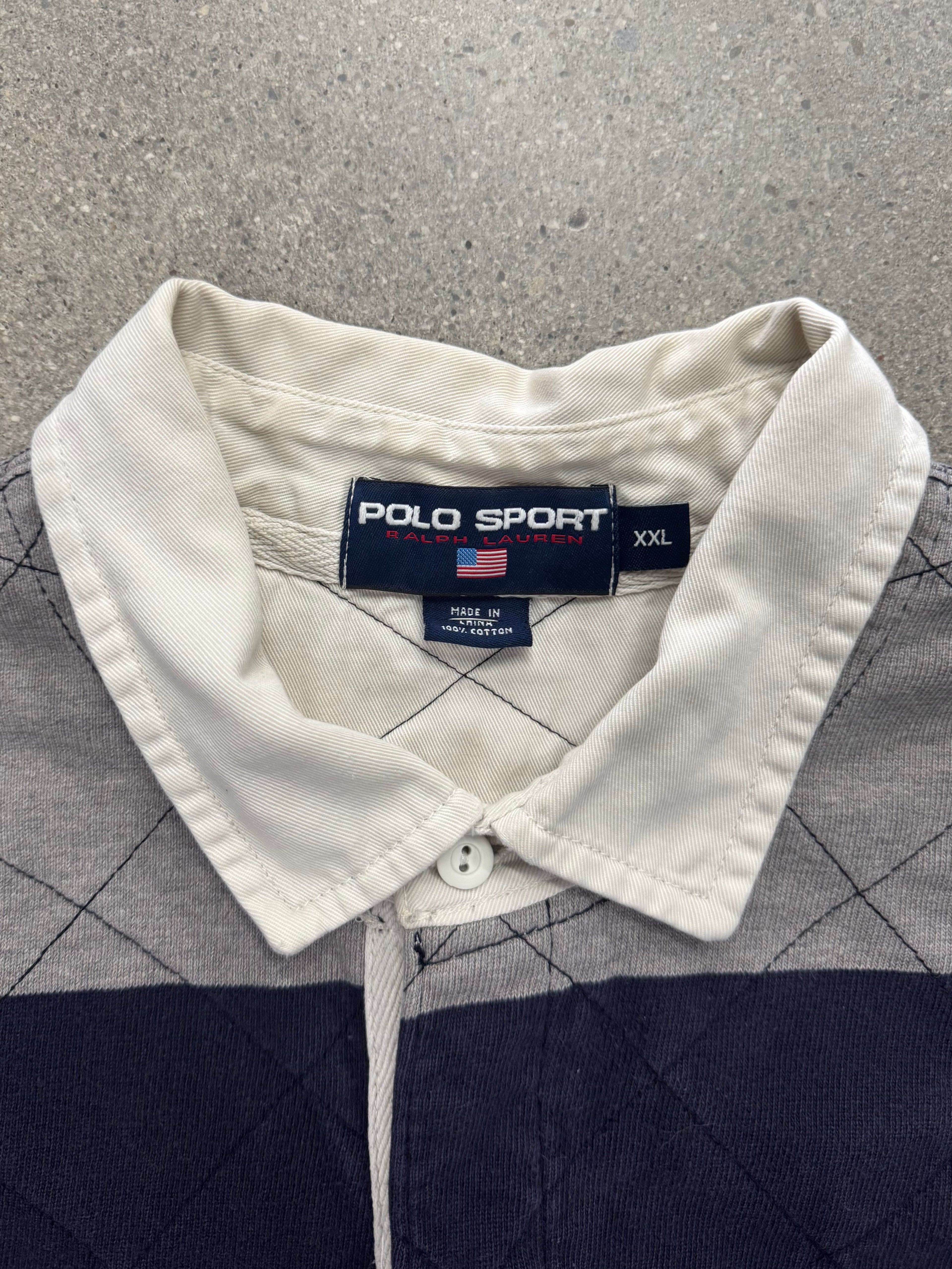 Polo Sport Collegiate Crest Rugby Shirt - XXL