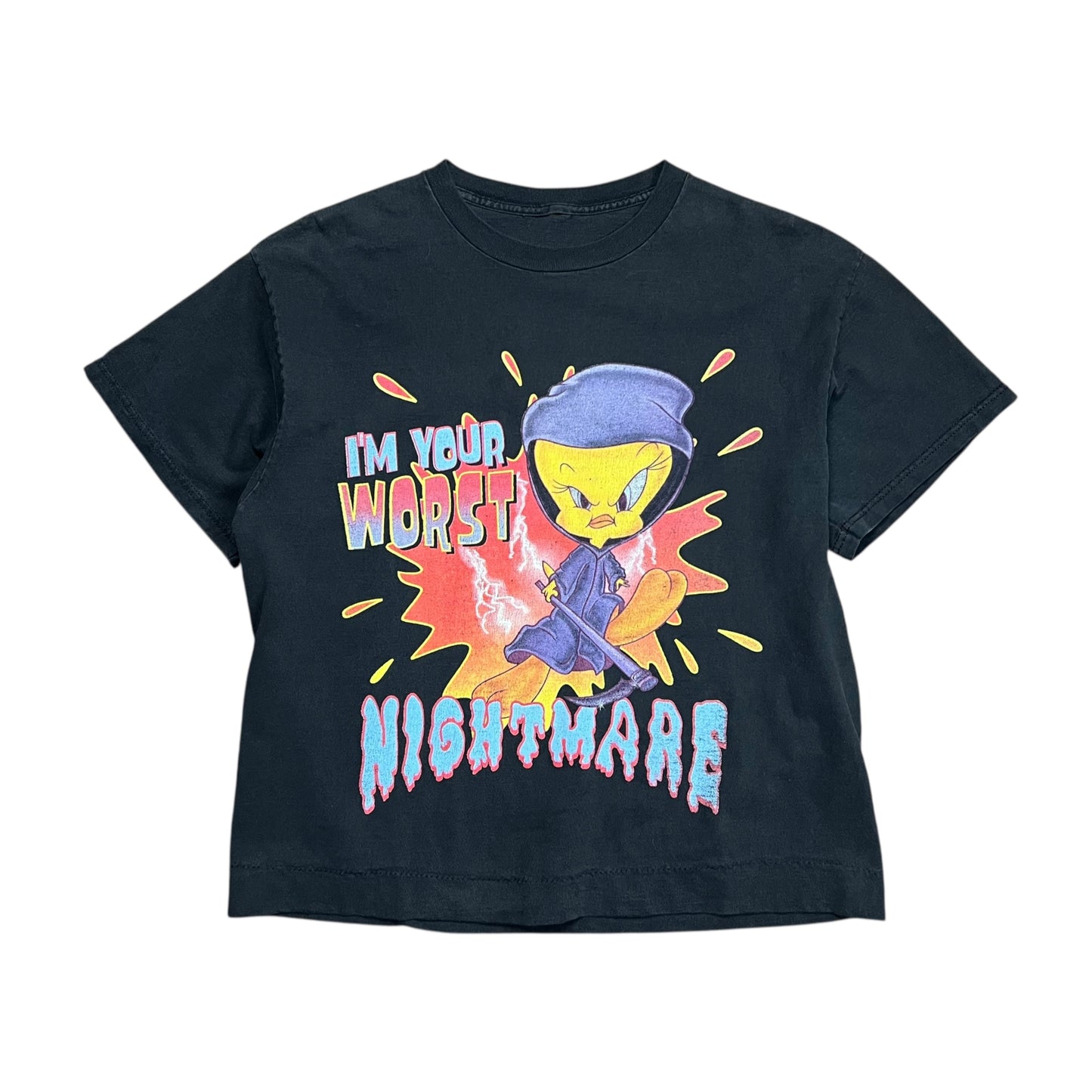 Looney Tunes Tweety Bird Grim Reaper Nightmare T-shirt - M