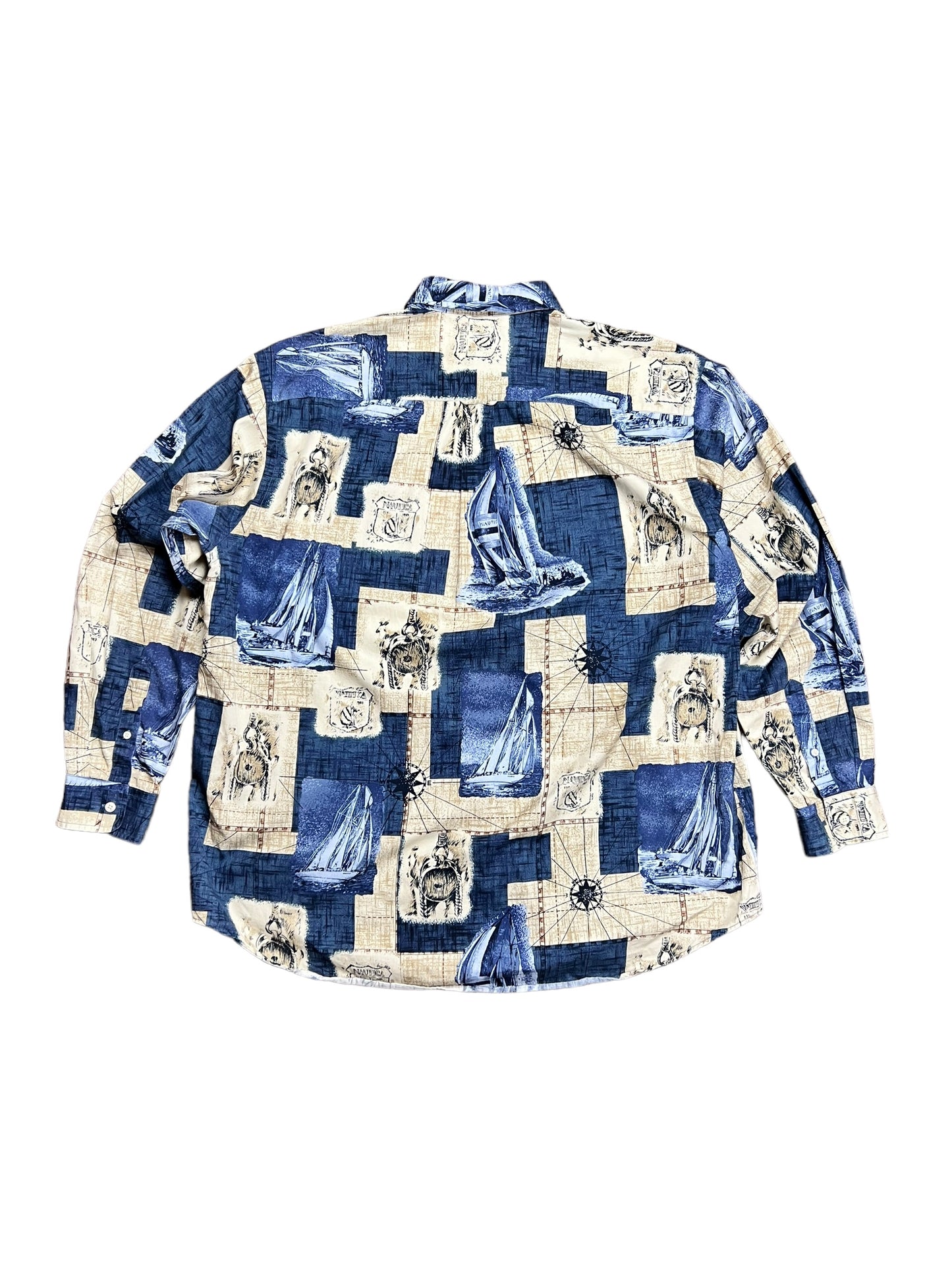 Nautica Sailing Button-up Shirt - XXL