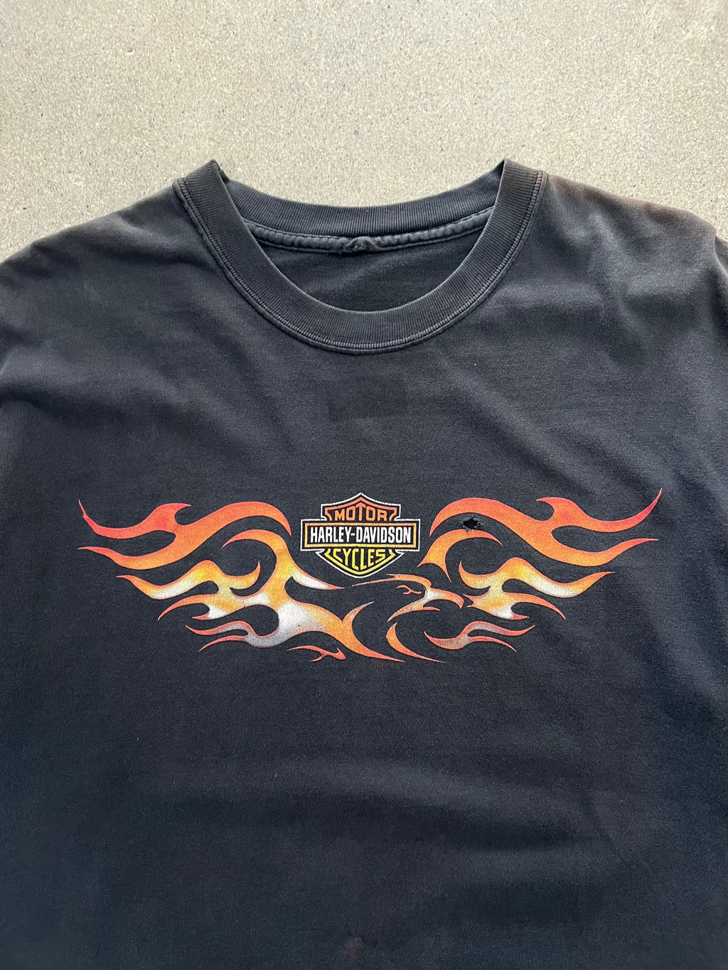 2004 Faded Harley-Davidson Myrtle Beach Flame T-Shirt - L
