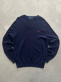 Polo Ralph Lauren Pima Cotton V-Neck Sweater - L