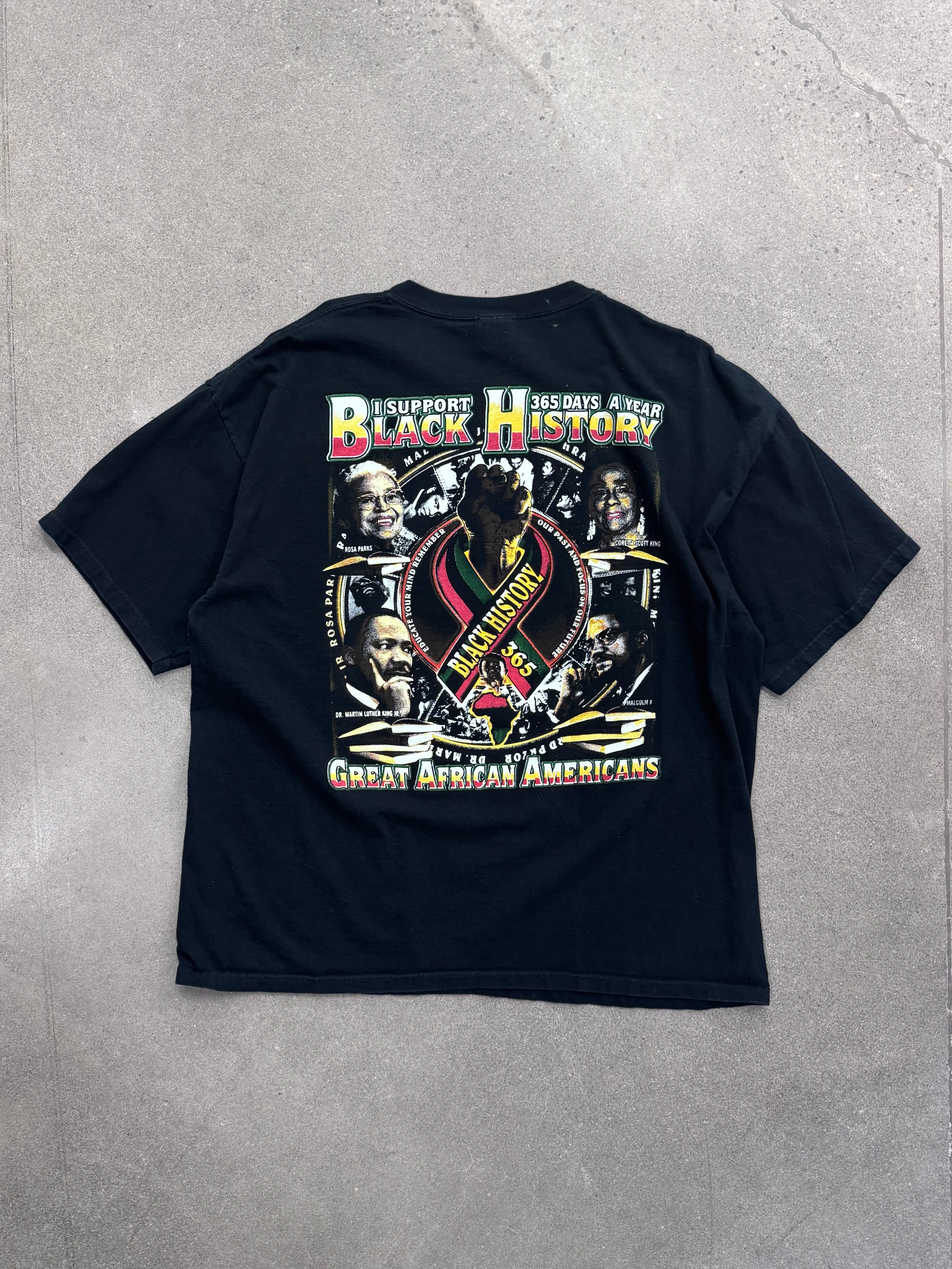 365 Days Of Black History Tribute T-Shirt - XXL