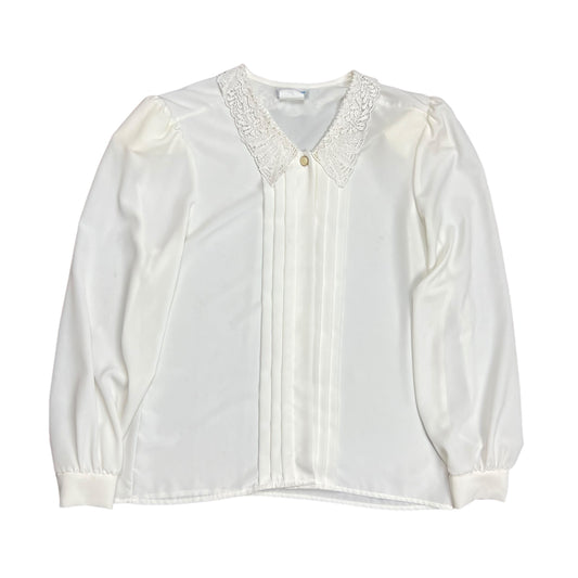 La Redoute White Laced Blouse - M
