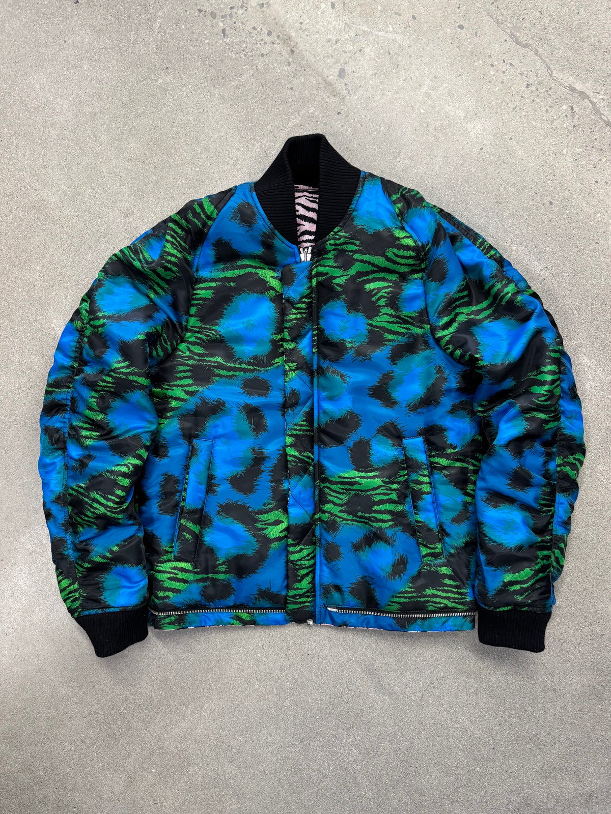 Kenzo x H&M Reversible Zebra Print Bomber Jacket - S