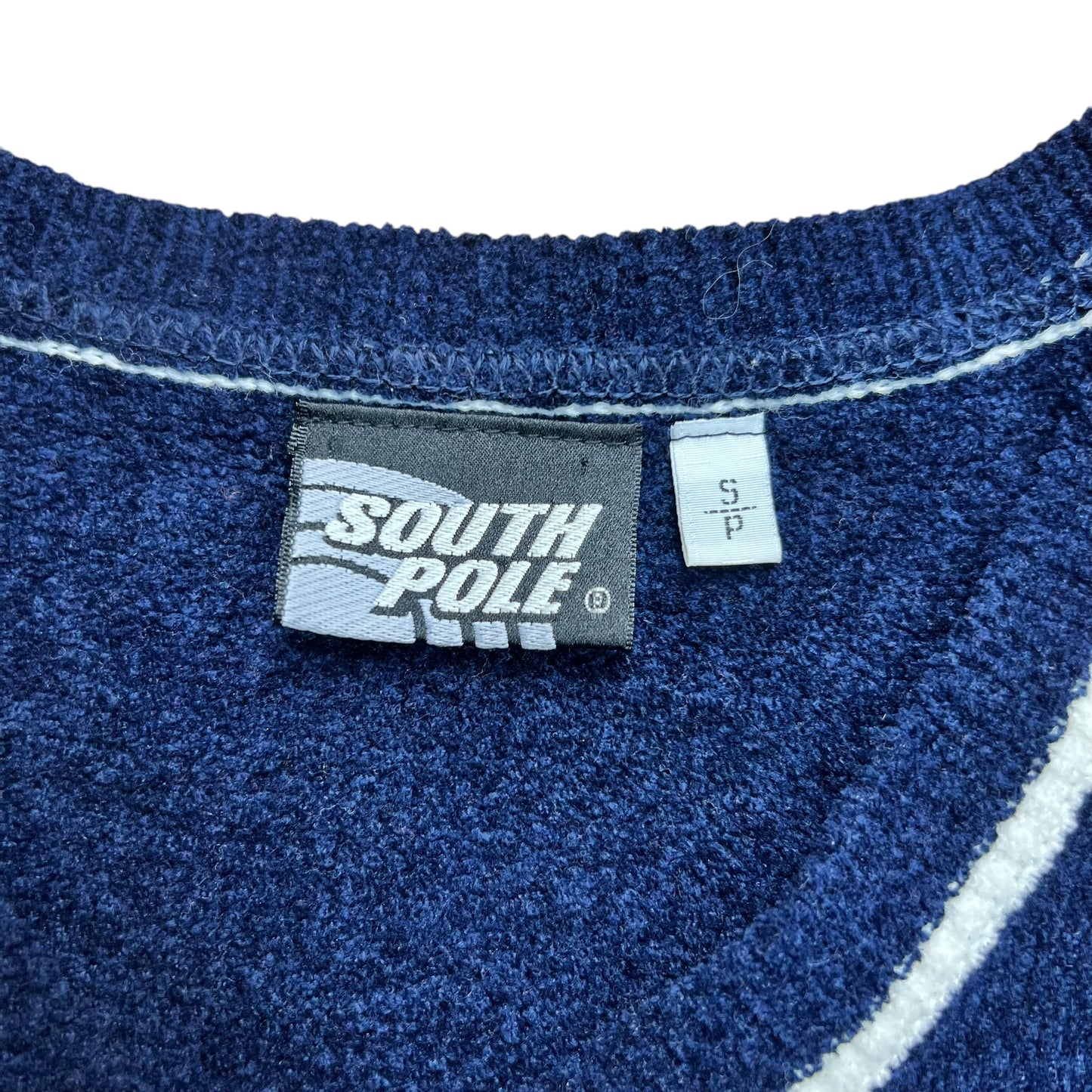 Southpole Blue Chenille Vest - L