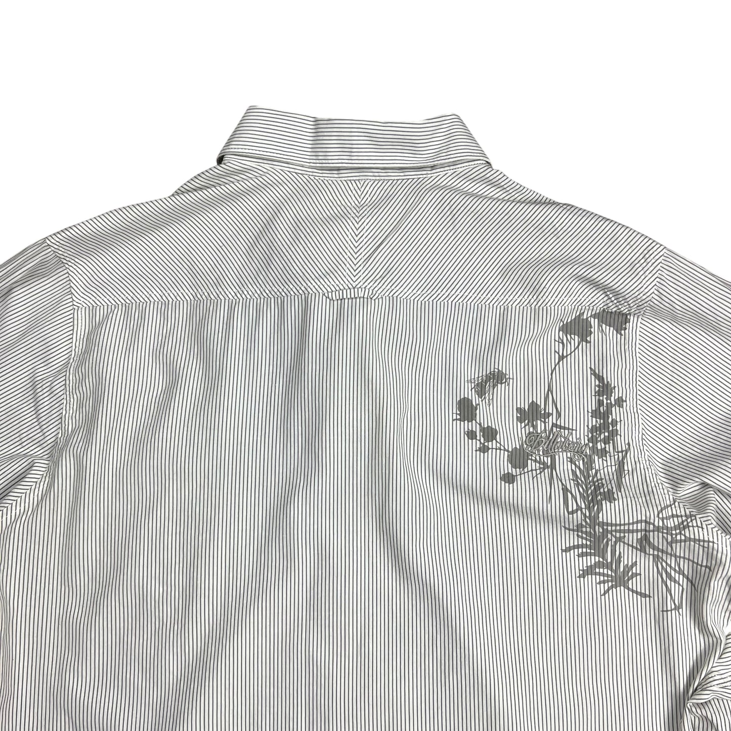 Billabong Flower Print Striped Button-up Shirt - XL