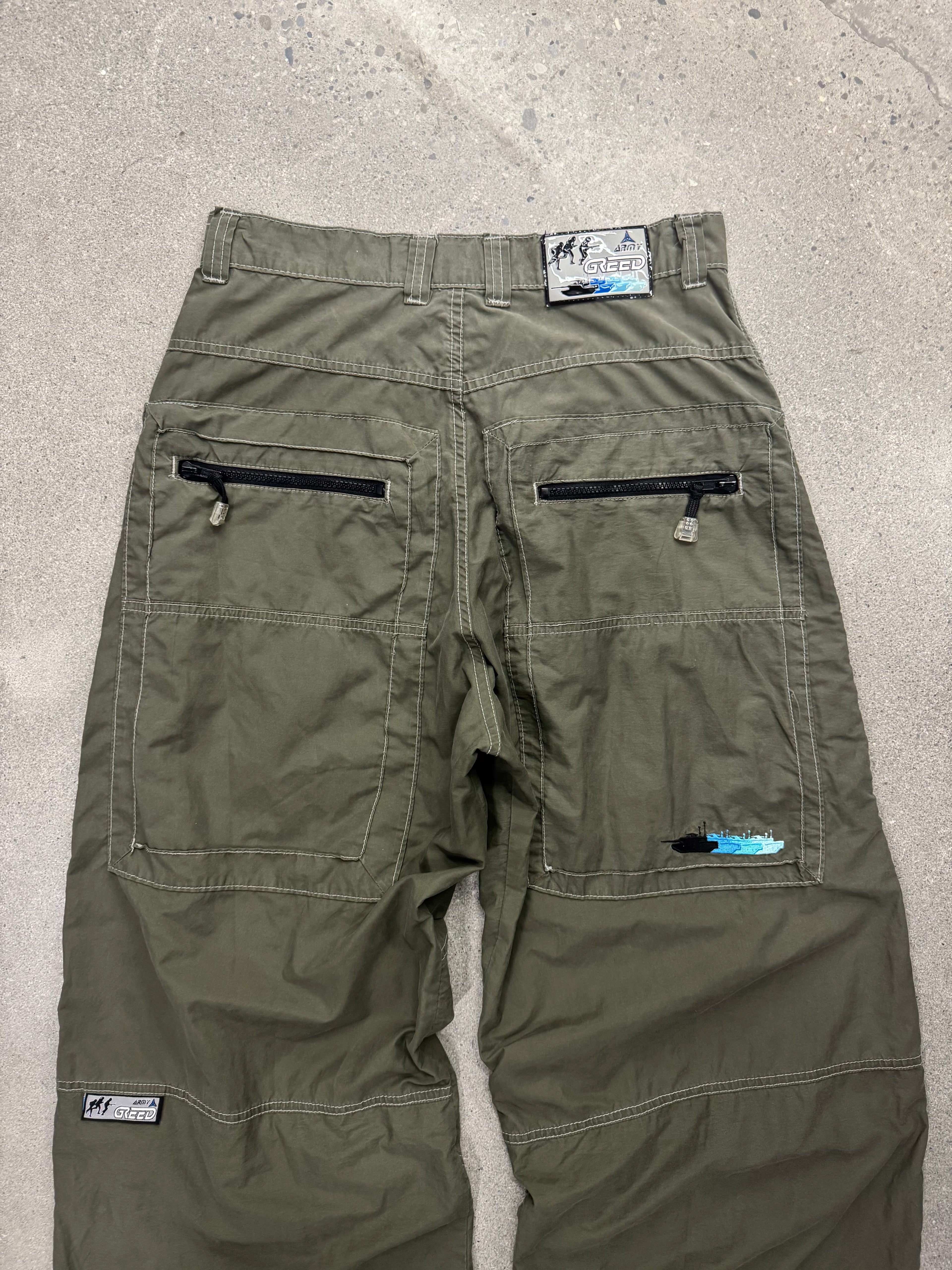 Greed Garments Baggy Skater Pants - 31”