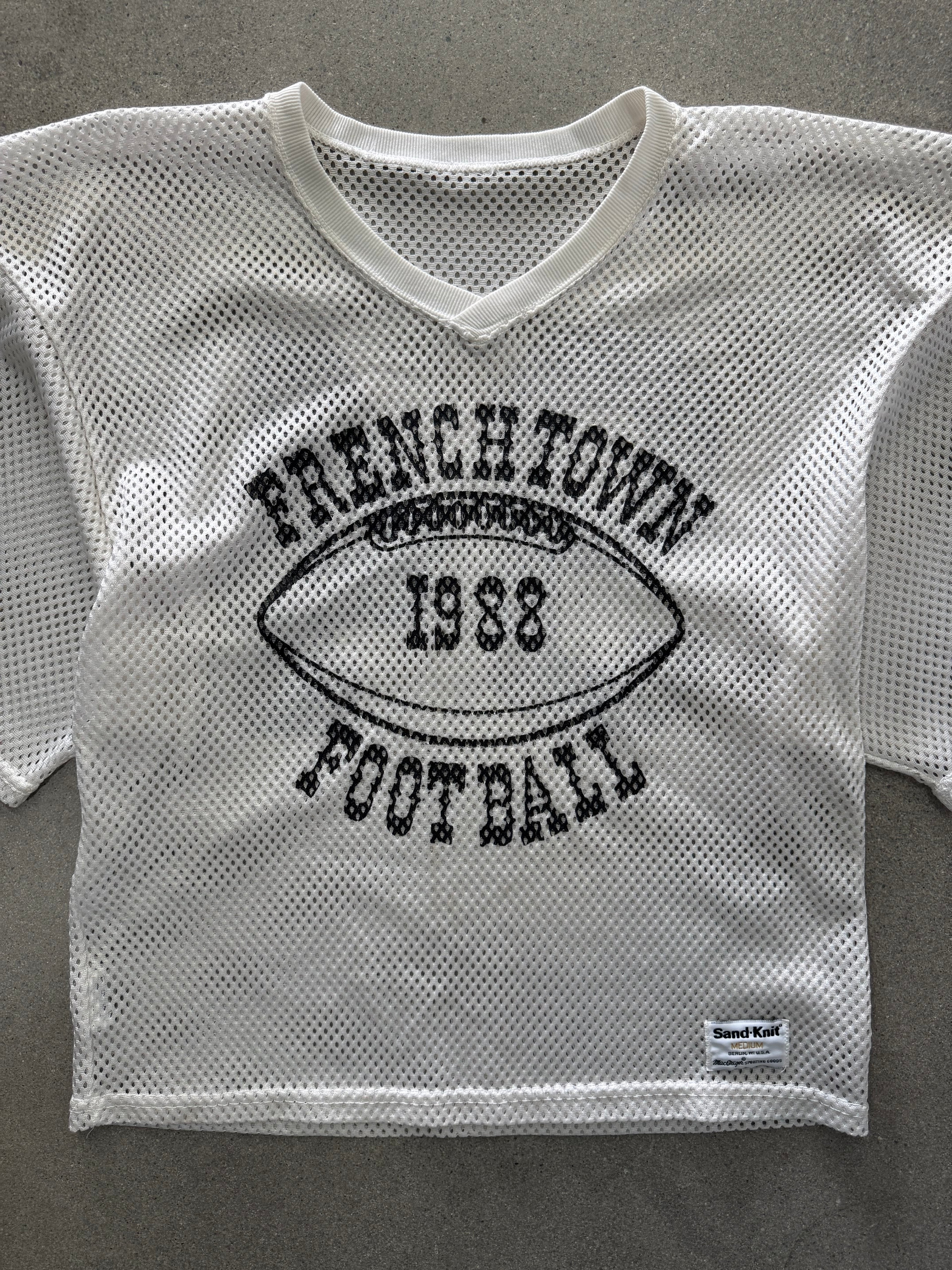 1988 French Town Cropped Mesh Practice Football Jersey - M