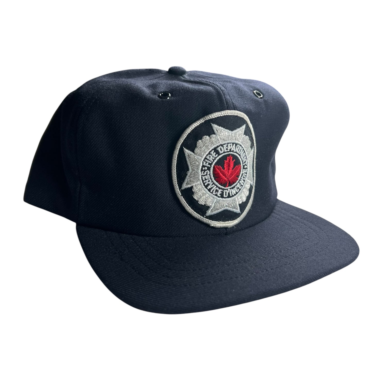 Navy Canadian Fire Department Fitted Hat
