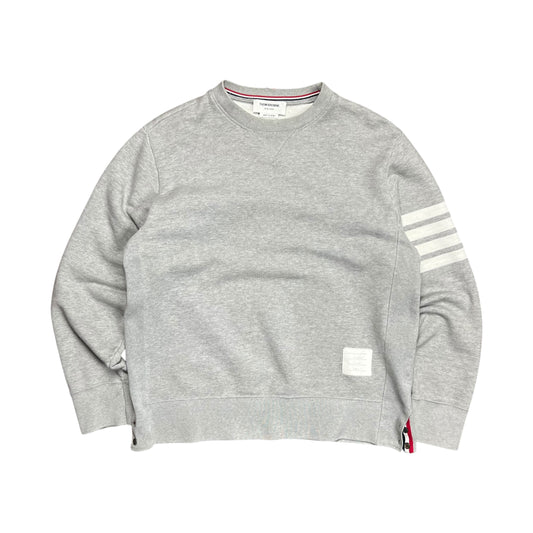 Thom Browne Classic Loopback 4-Bar Sweatshirt - L
