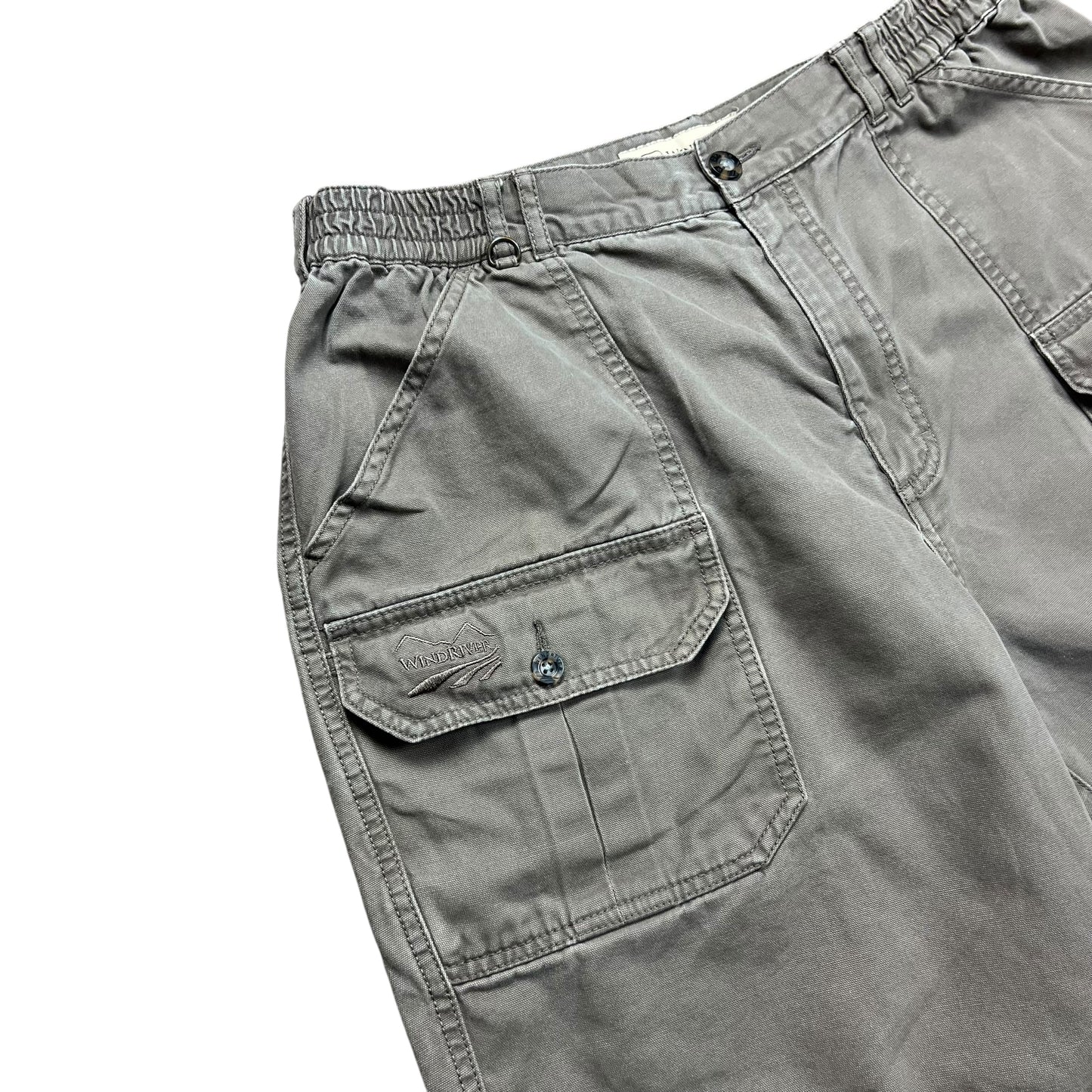 WindRiver Faded Brown Cargo Shorts - 34”