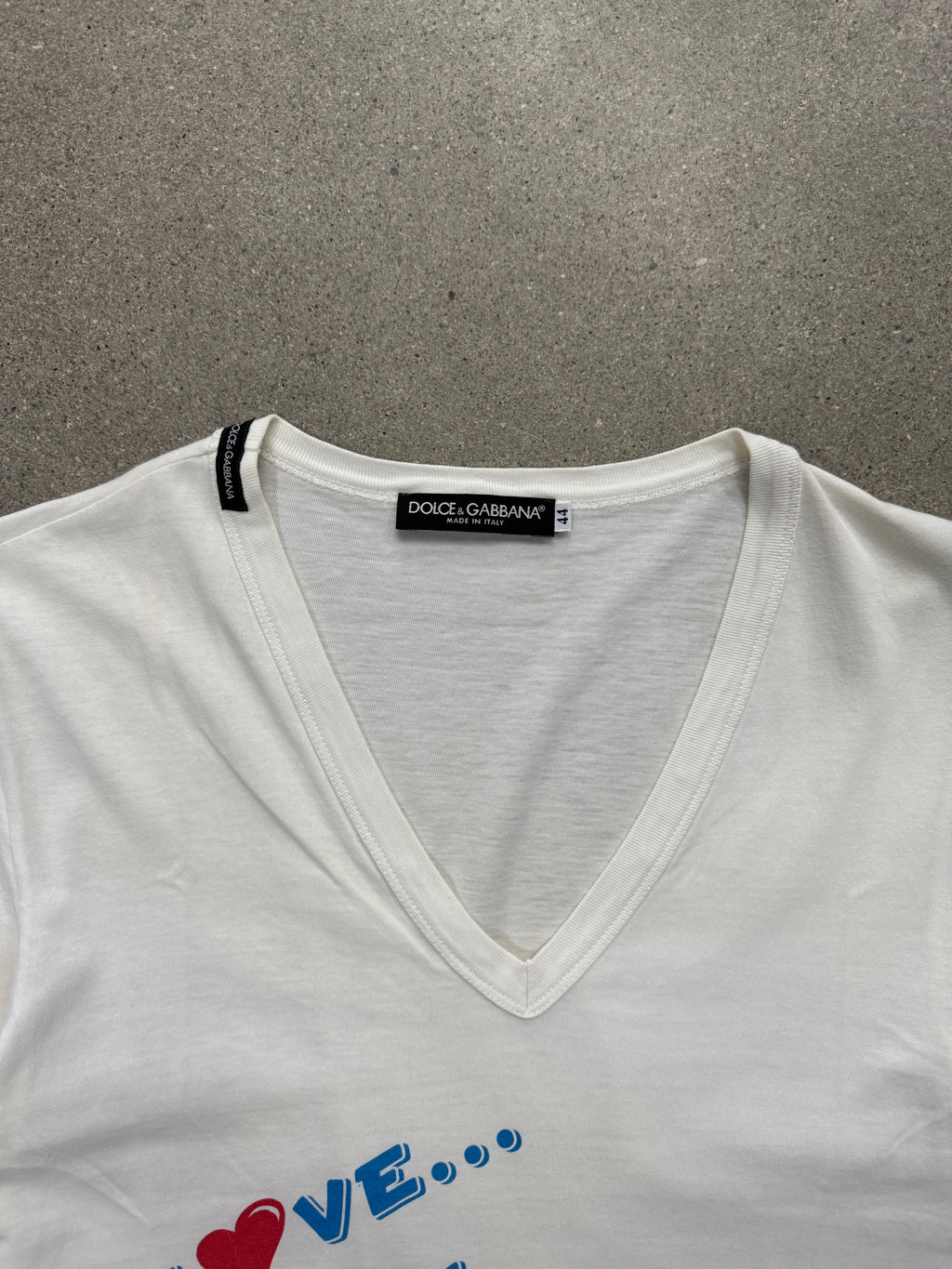 2006 Dolce & Gabbana I Love Capri Italy T-Shirt - S
