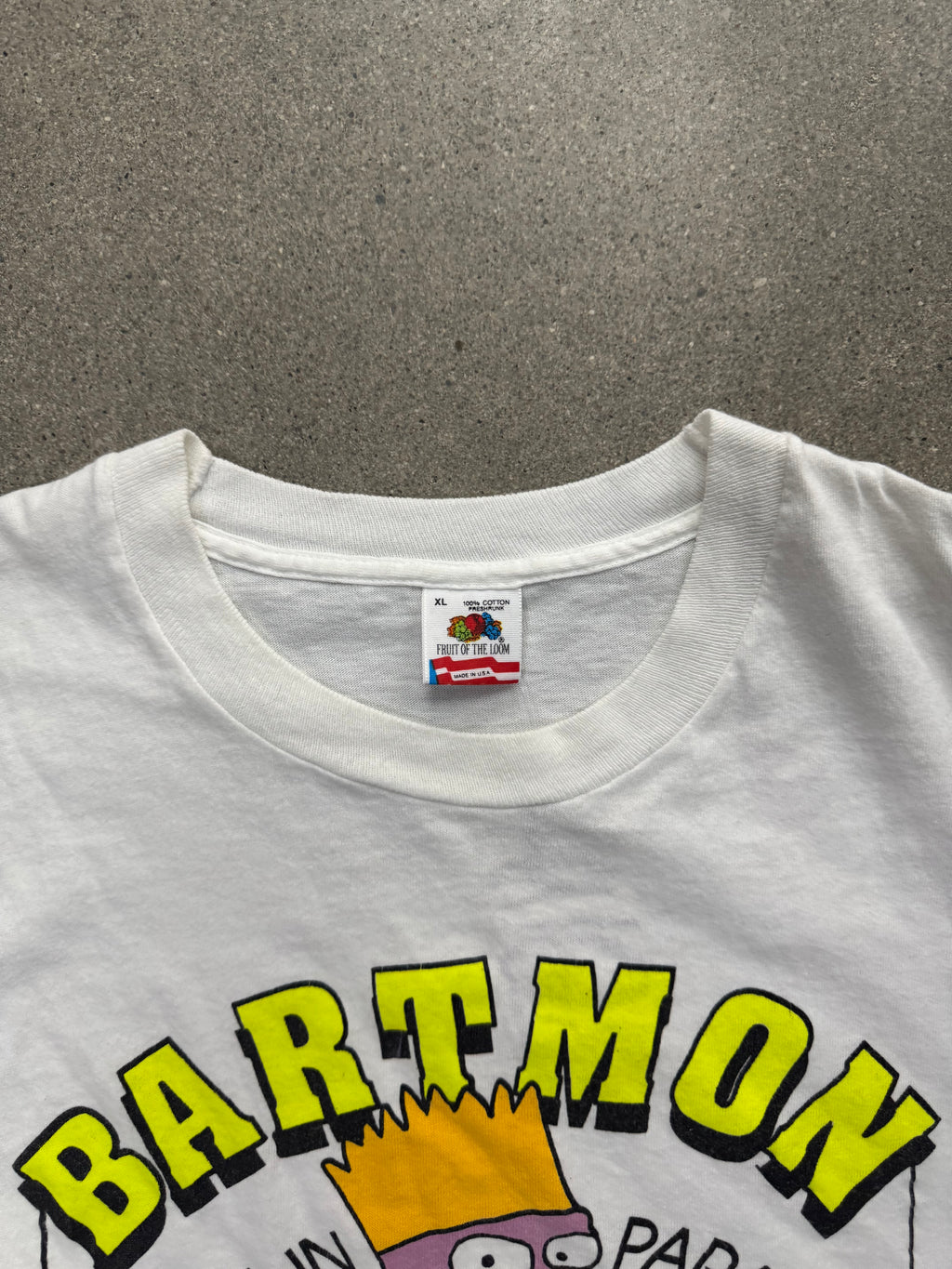 Bartmon Trouble In Paradise Vacation T-Shirt - XL