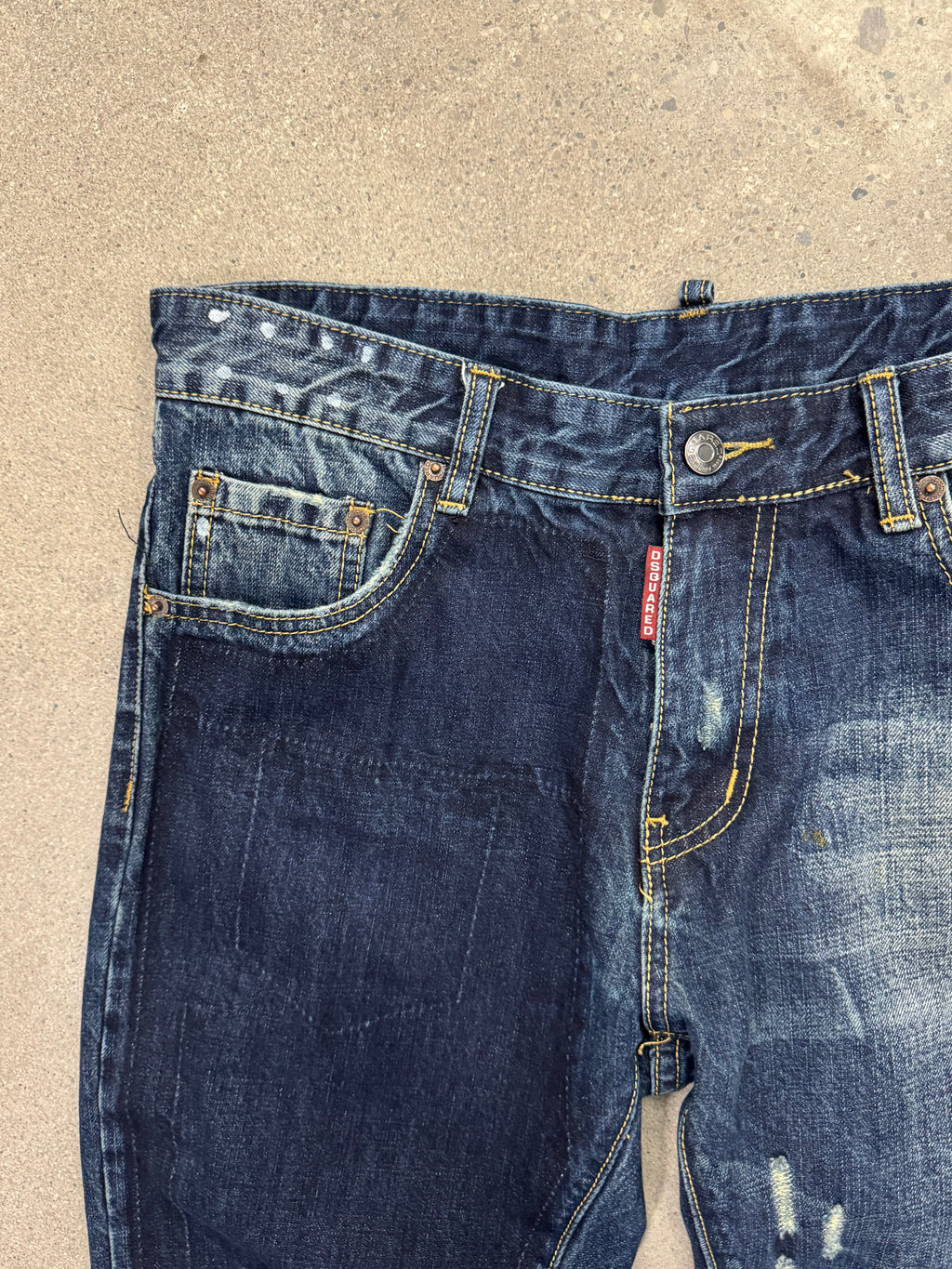 Dsquared2 Faded & Distressed Jeans - 33”