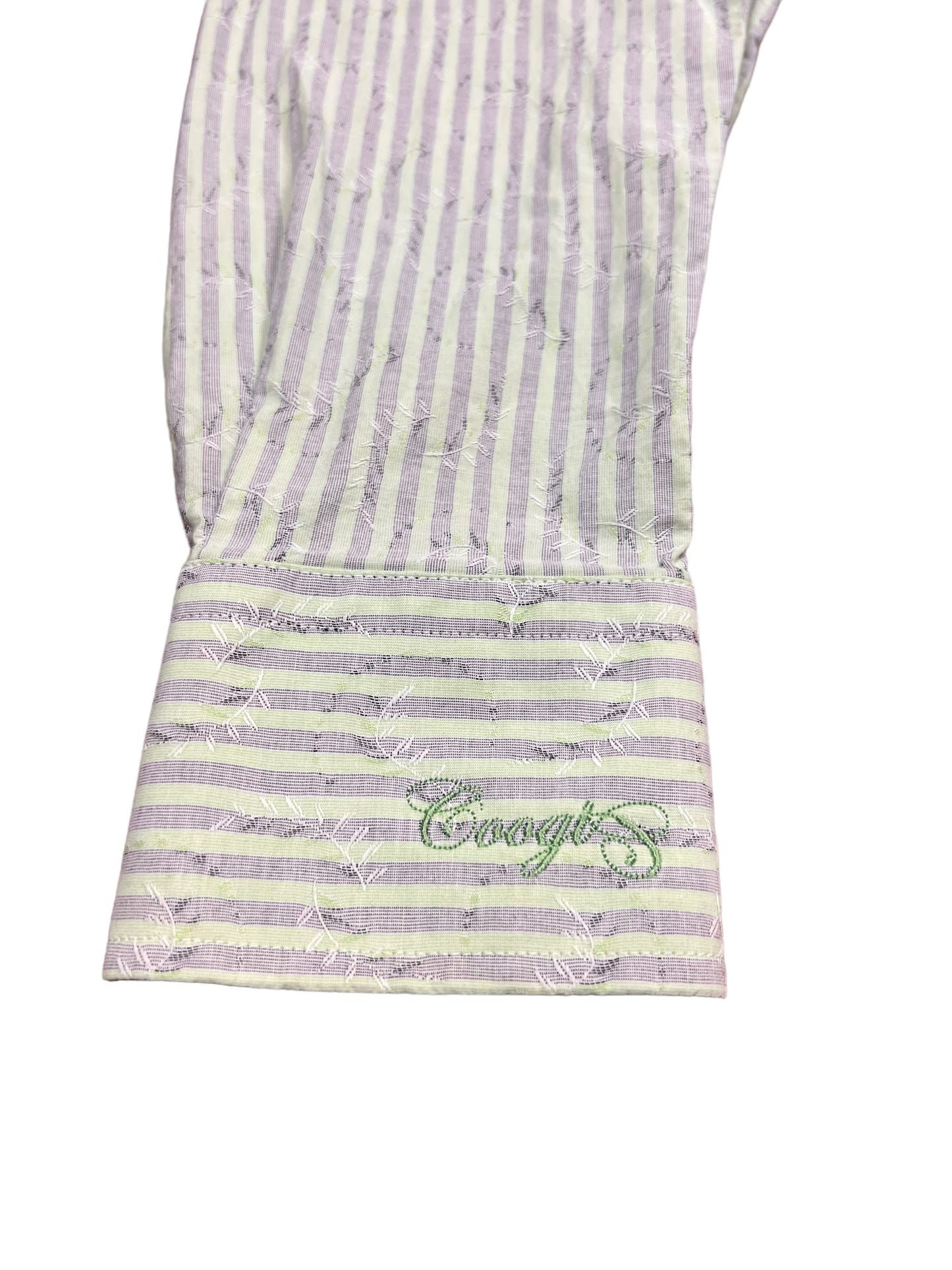 Coogi Luxe Striped Dress Shirt - L
