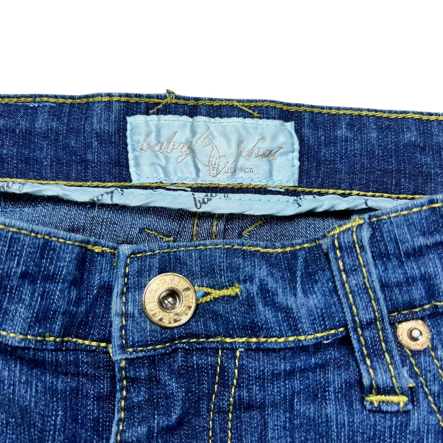 Baby Phat Faded Blue Capri Jeans - 30”
