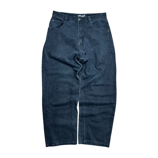 Southpole Baggy Black Jeans - 34"