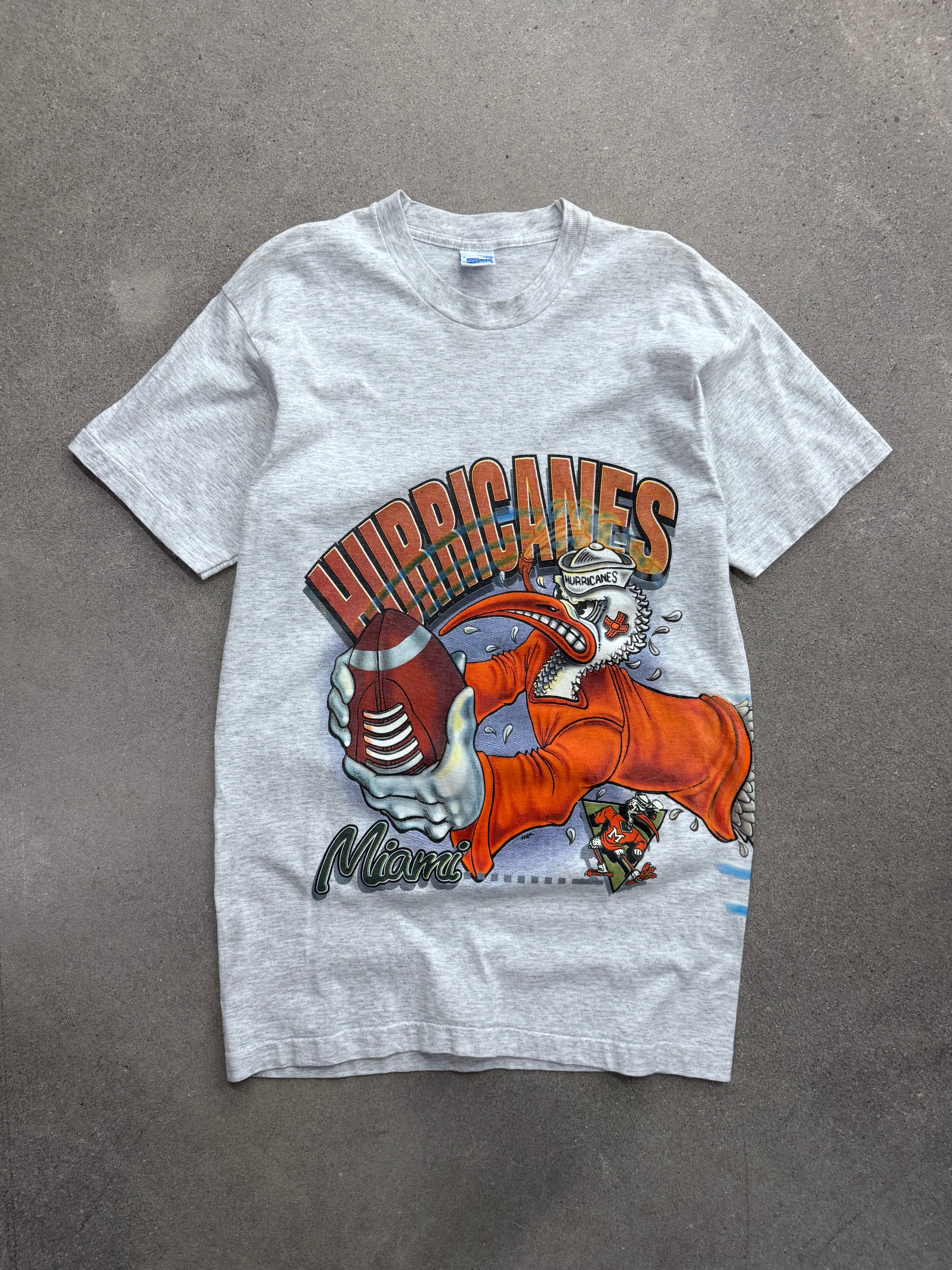 Salem Sportswear Miami Hurricanes NCAA Football T-Shirt - L
