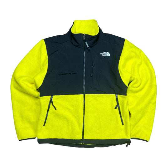 The North Face Neon Yellow Denali Fleece Jacket - M