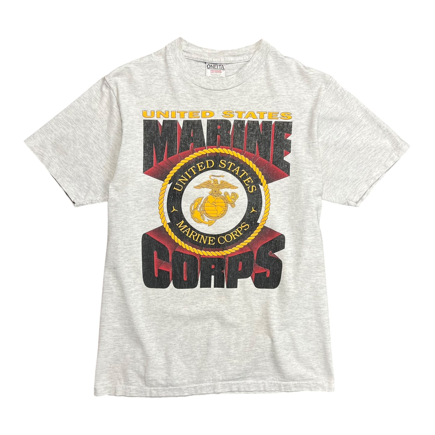United States Marine Corps 3D Font T-shirt - M