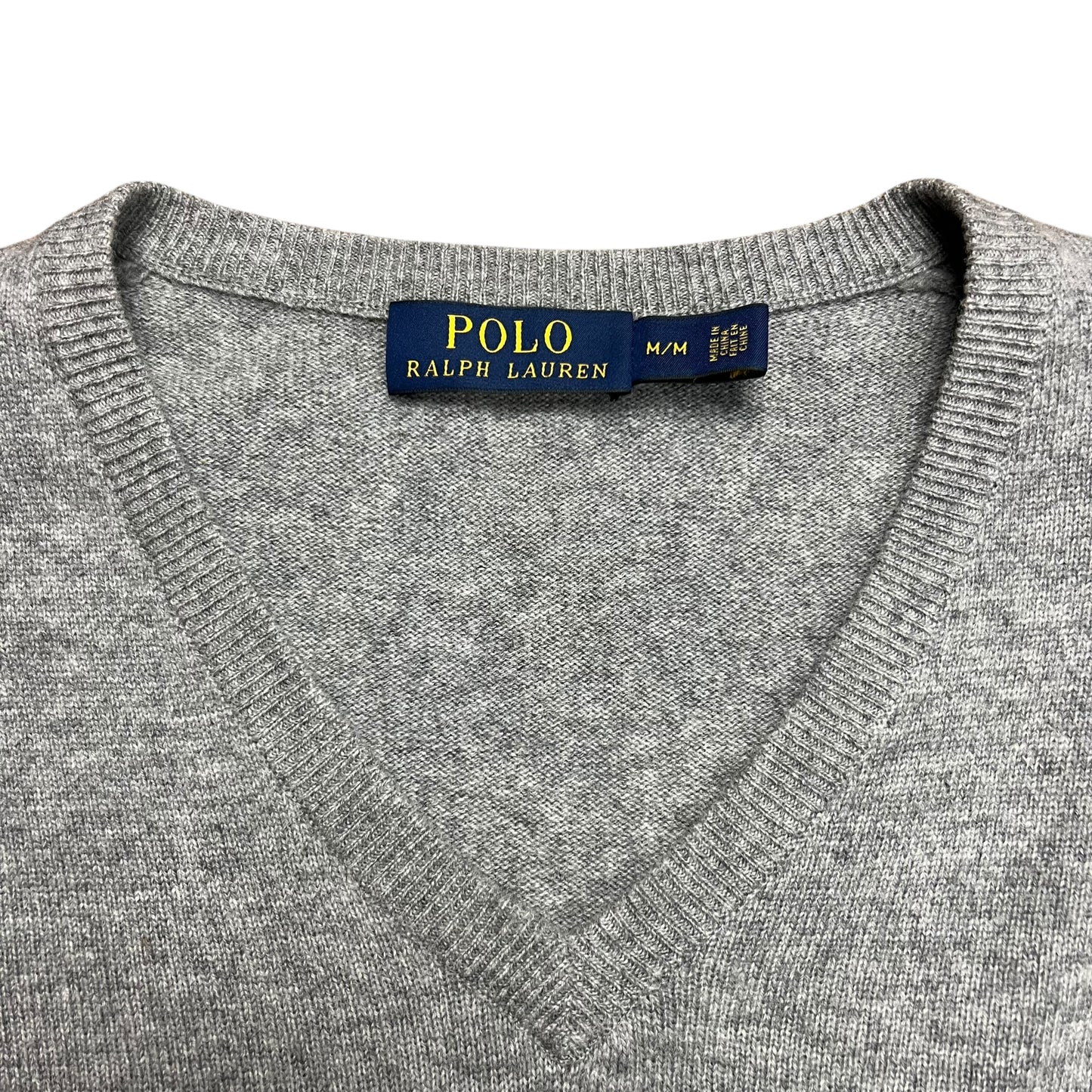Polo Ralph Lauren Grey Merino Wool Sweater - M